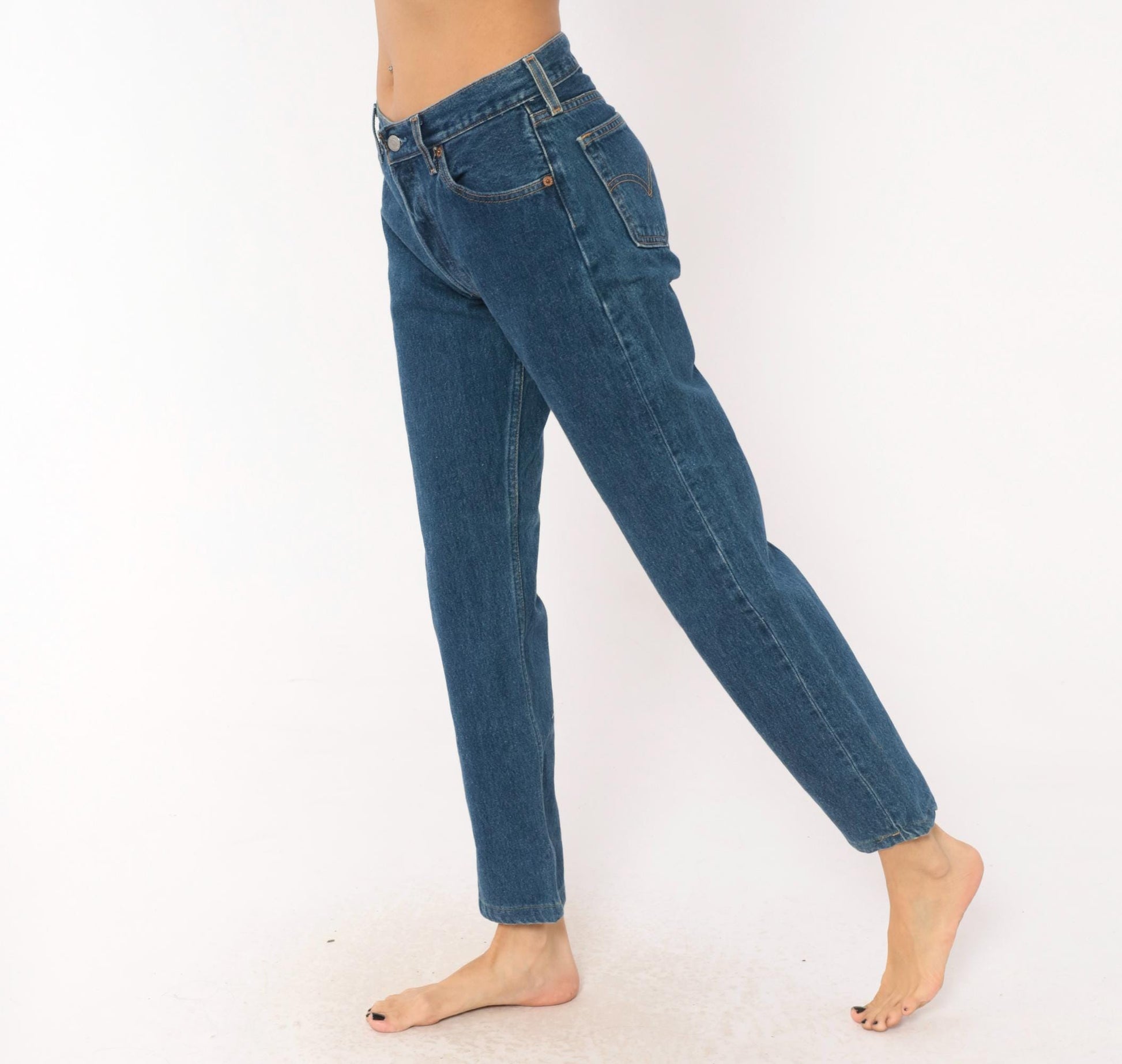 Levi's 501 Student Jeans 2000s Medium Indigo Straight Leg Button Fly 30x32