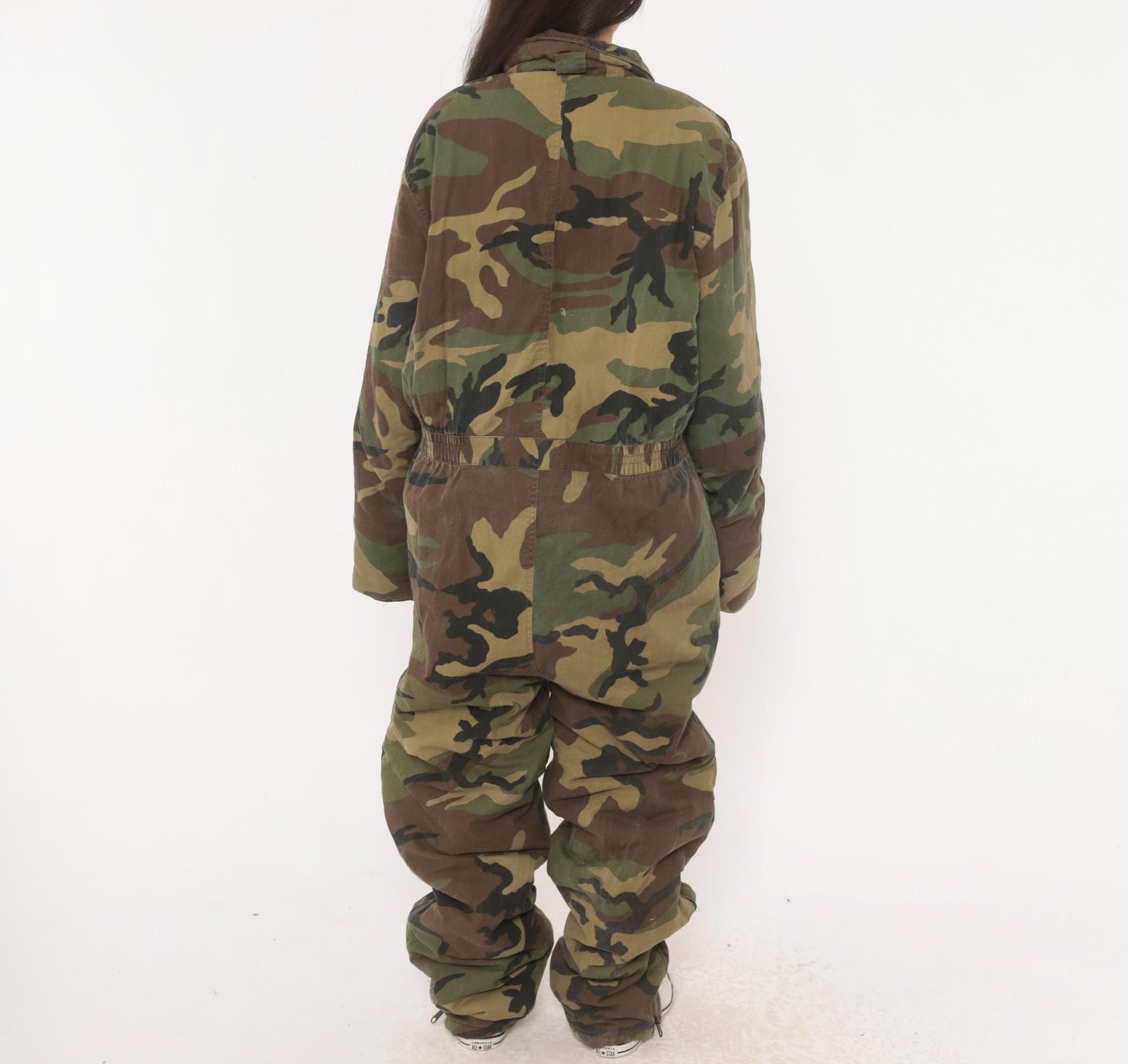 90s Tall Timber Woodland Camo Coveralls Cotton Jumpsuit Extra Large XL