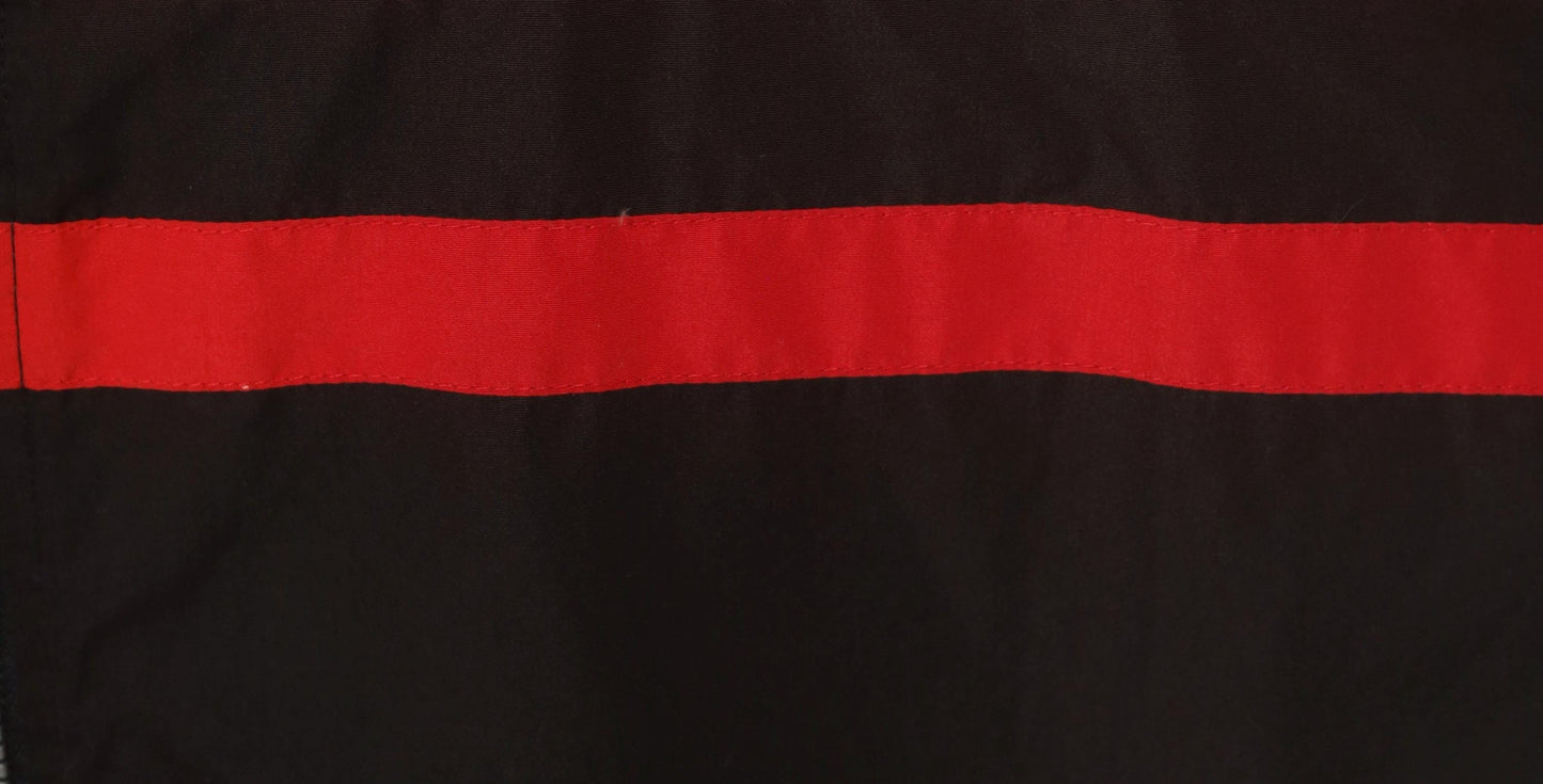 90s FUBU Sports Collection Windbreaker Royal Blue Black Red Colorblock Extra Large XL