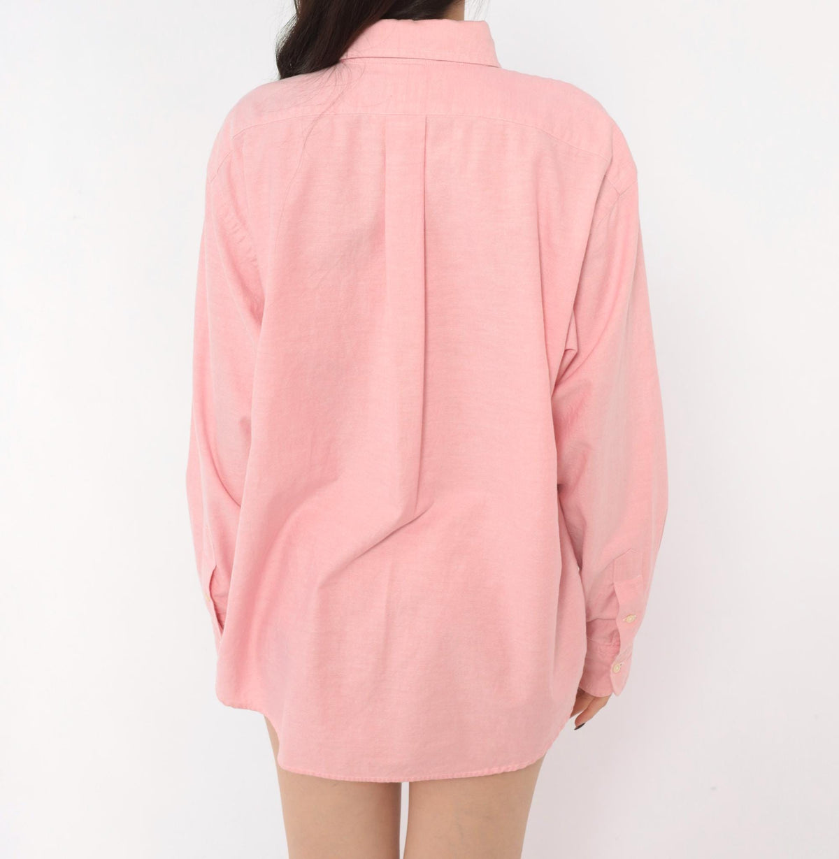 90s Ralph Lauren Pink Cotton Oxford Button Down Shirt Extra Large XL