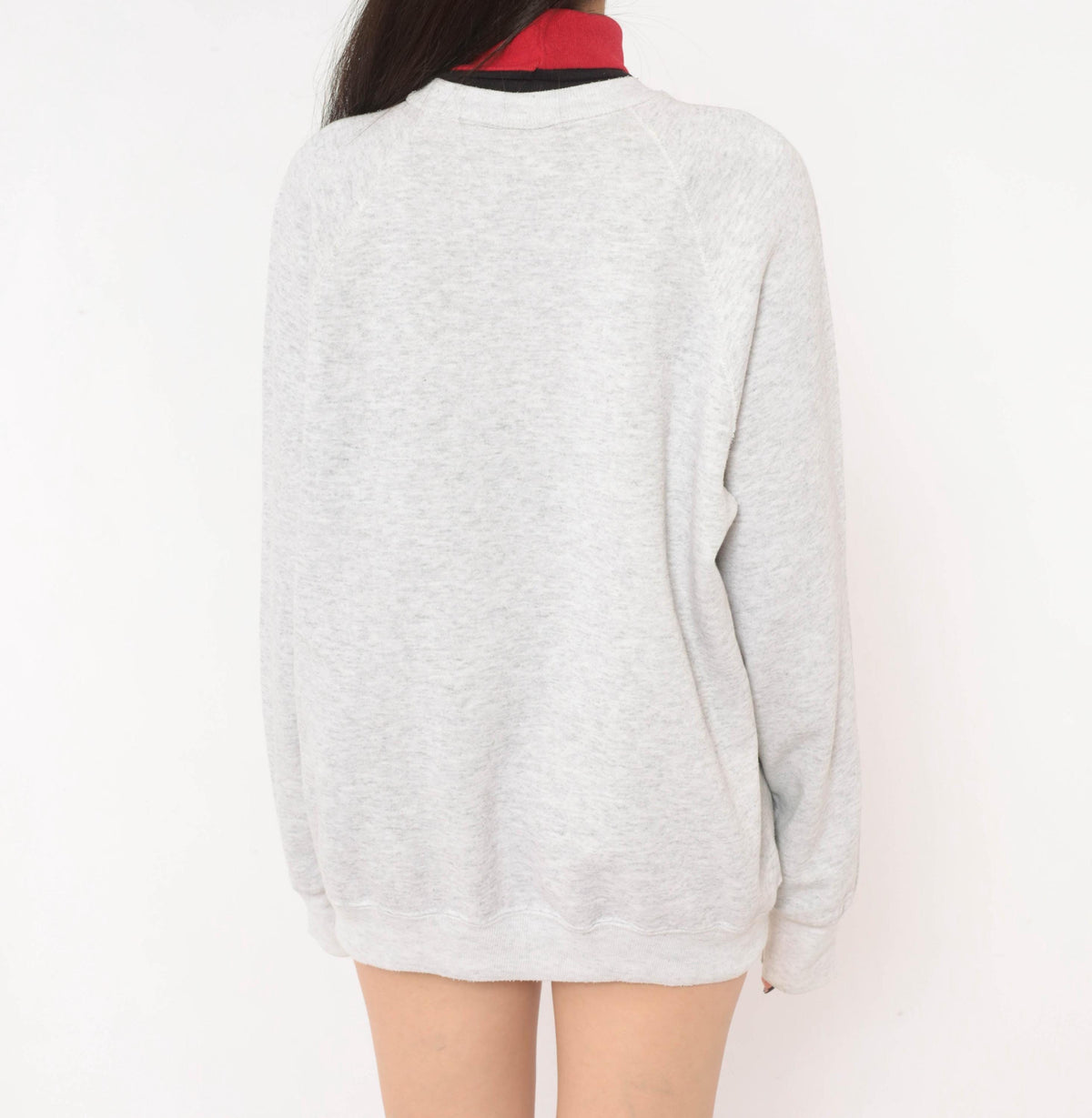 90s Lee Woodpecker Family Tree Sweatshirt Grey Cotton Blend Extra Large