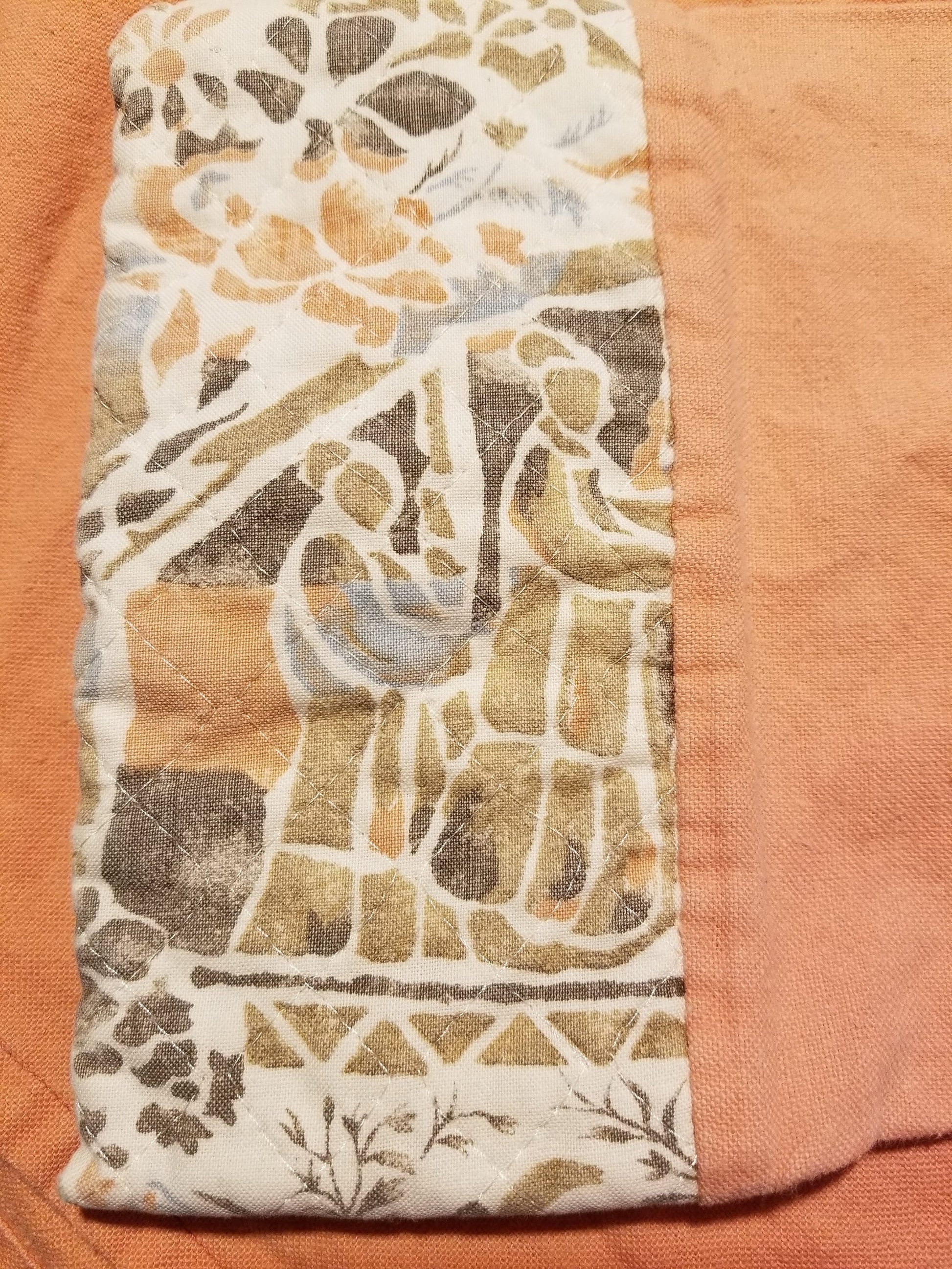 70s You Babes Orange Cotton Tunic Top Wide Sleeve Blouse Extra Small