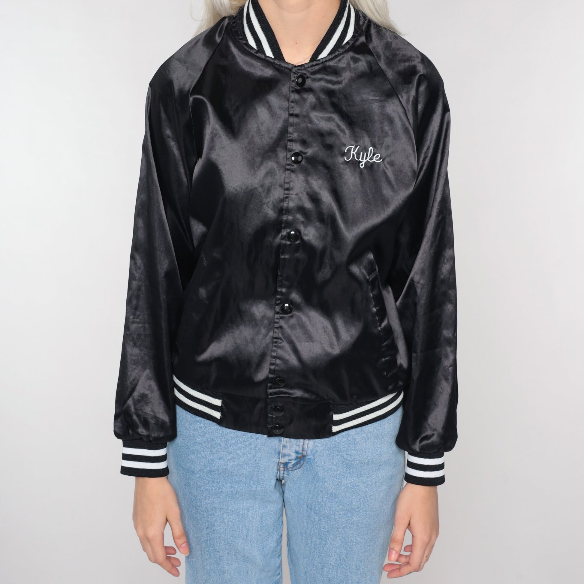 90s Arizona Diamondbacks MLB Windbreaker Jacket Black Snap Small