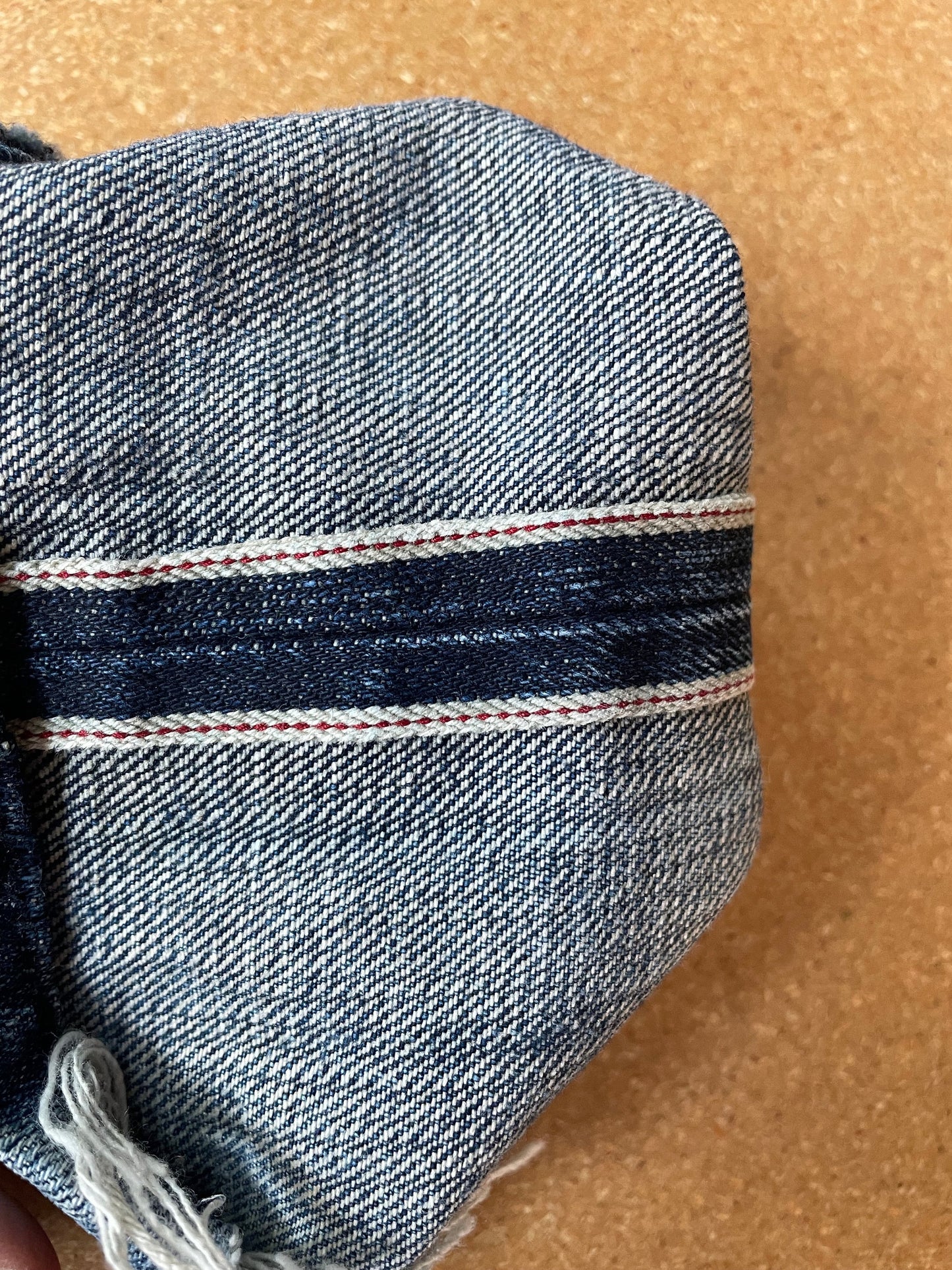 90s Levis Big E Selvedge Jeans Distressed Ripped Denim Men's 29/30