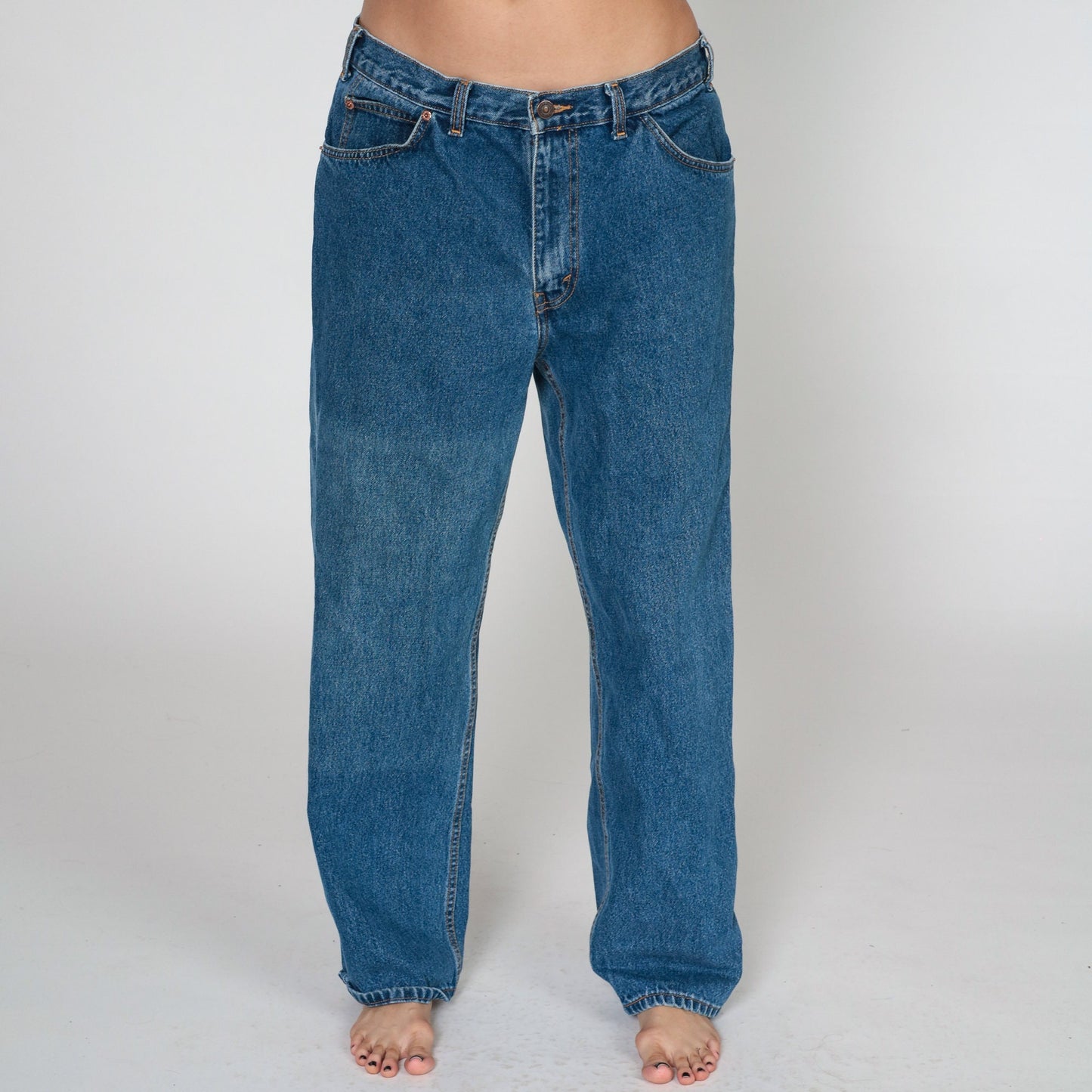 Levi's Y2K High-Waist Straight Leg Jeans Blue Denim 36x30