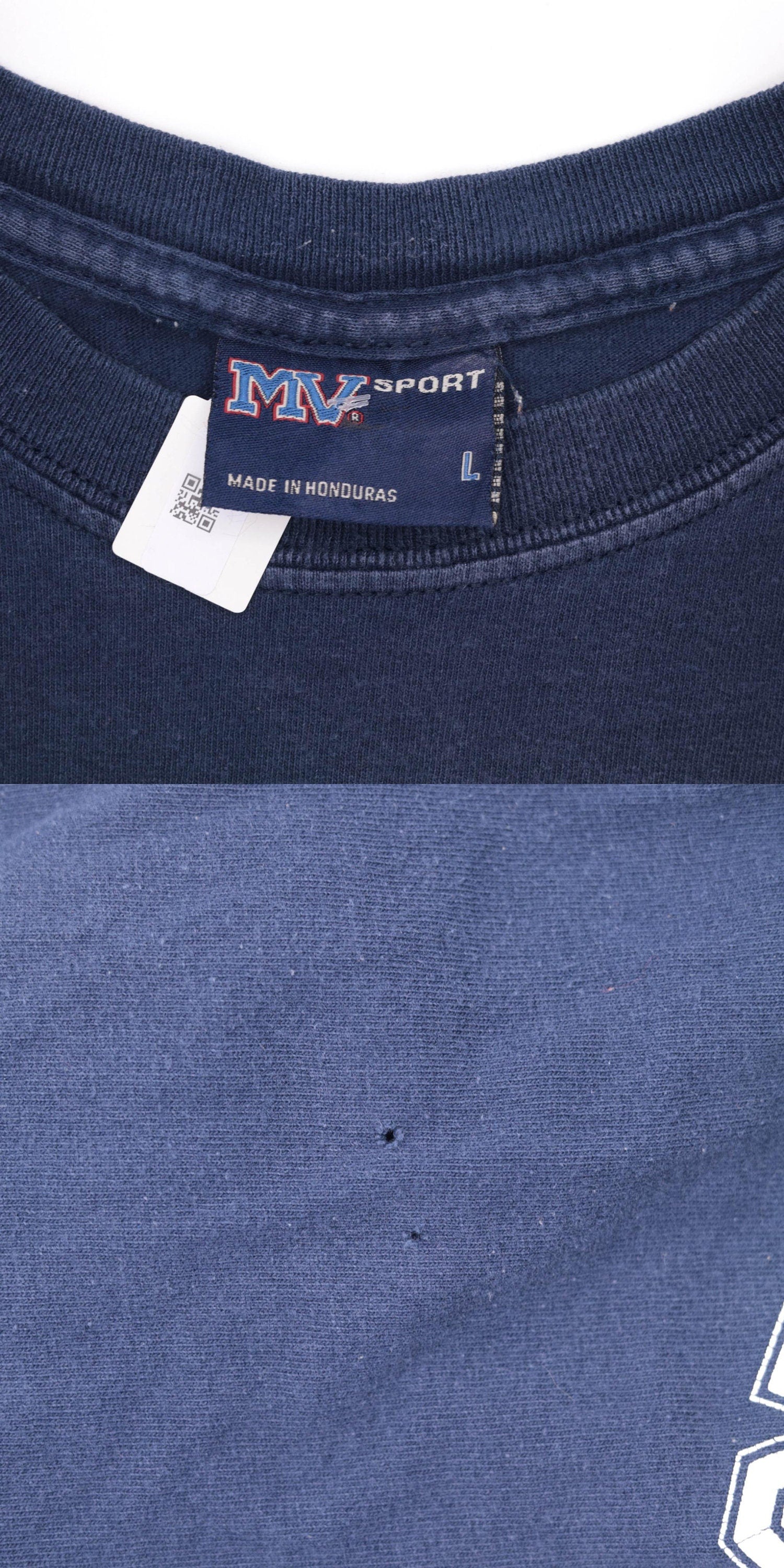 University of San Diego 00s Graphic T-Shirt Navy Cotton Crewneck Medium