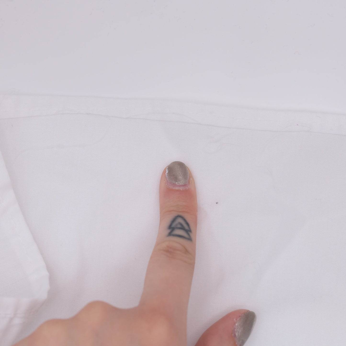 80s White Eyelet Lace Tank Top Floral Embroidered Sleeveless Tunic Large