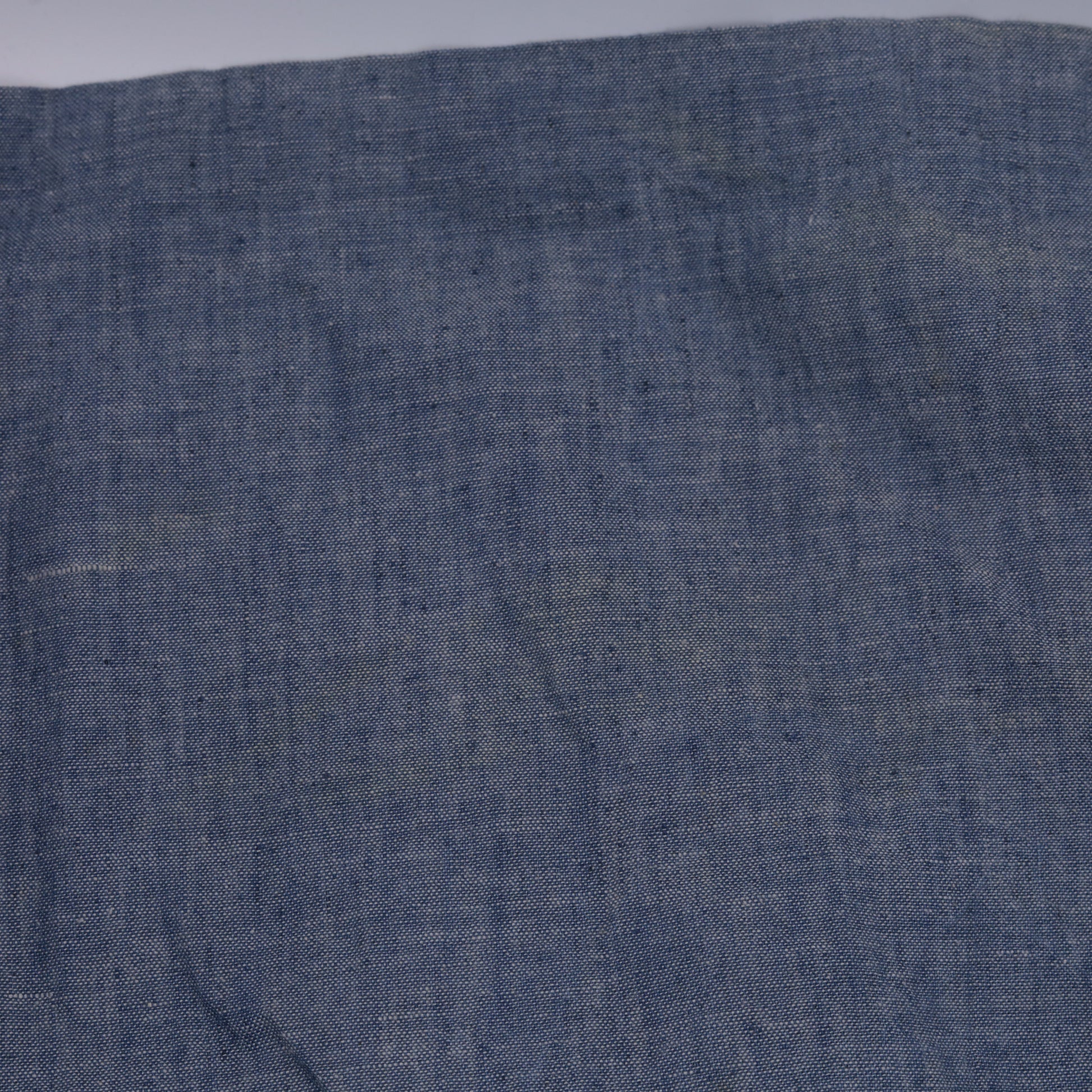 80s Blue Criss-Cross Wrap Midi Dress V-Neck Short Sleeve Small S