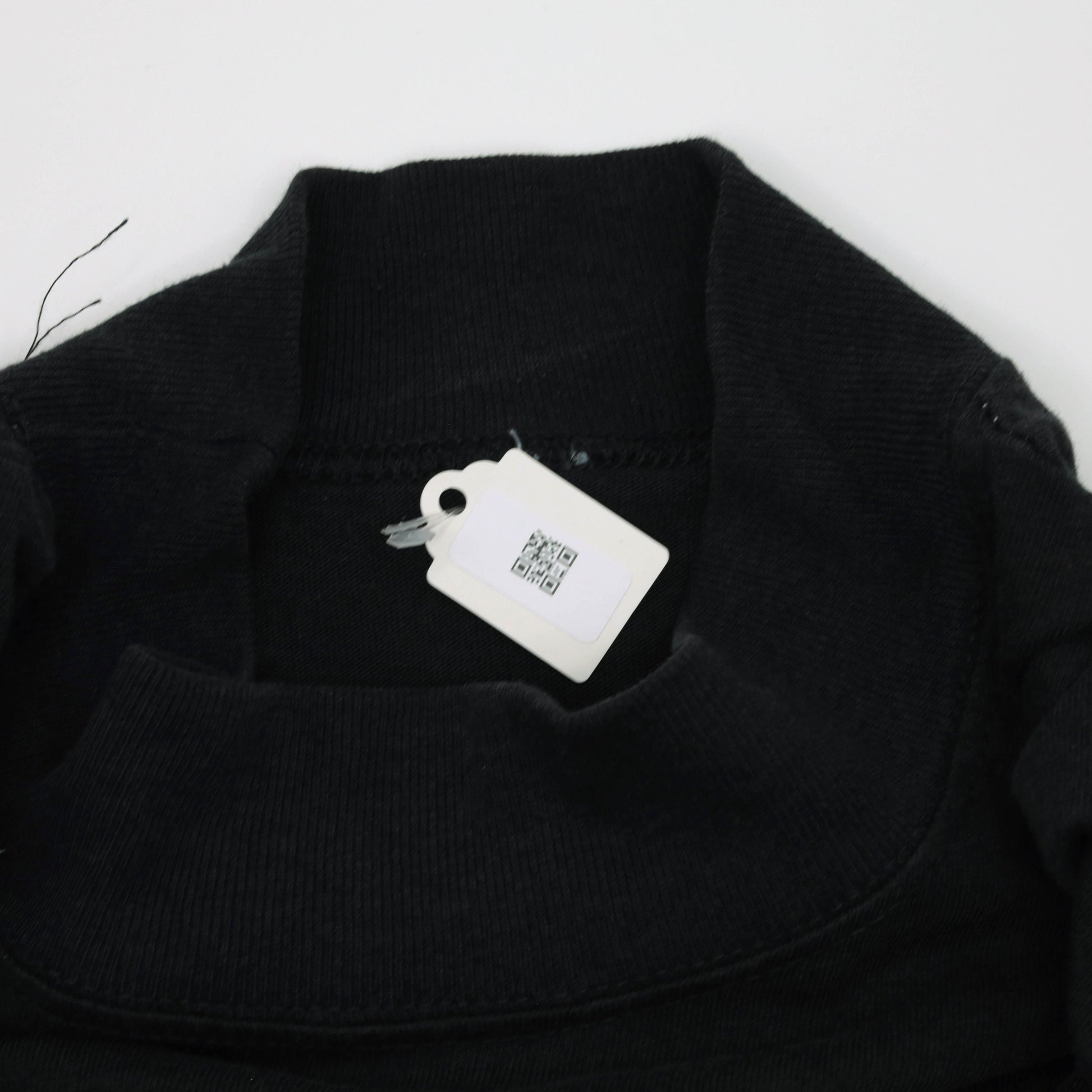 90s West Point Military Academy Black Mock Neck Graphic Tee Medium