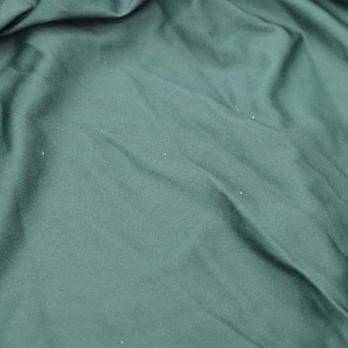 70s Dark Green Floral Paisley Tent Dress Midi Pockets Short Sleeve Extra Large