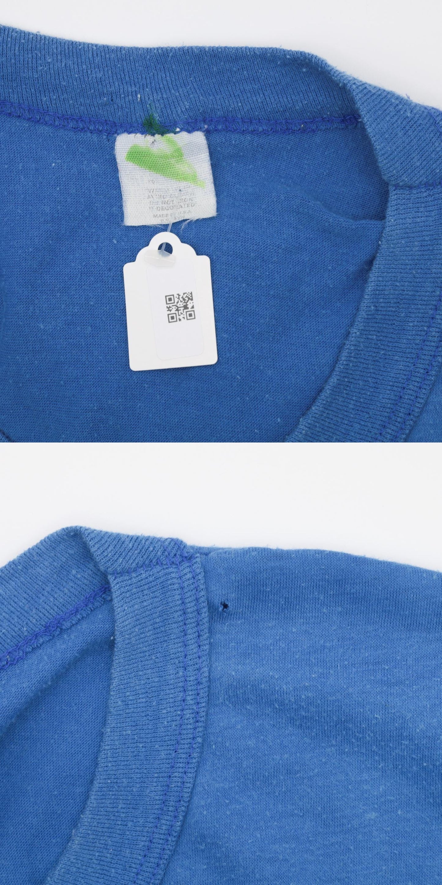 80s Boston Anchor Graphic T-Shirt Blue Single Stitch Tee Small