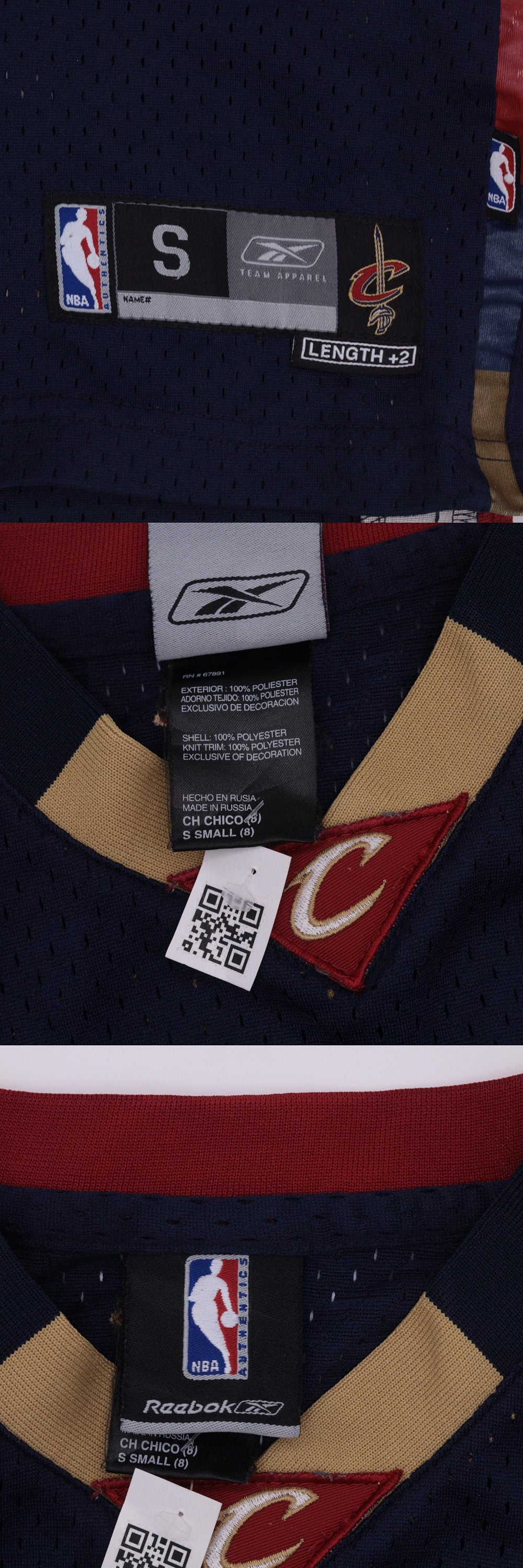 LeBron James Cleveland Cavaliers #23 Reebok NBA Jersey Navy Small