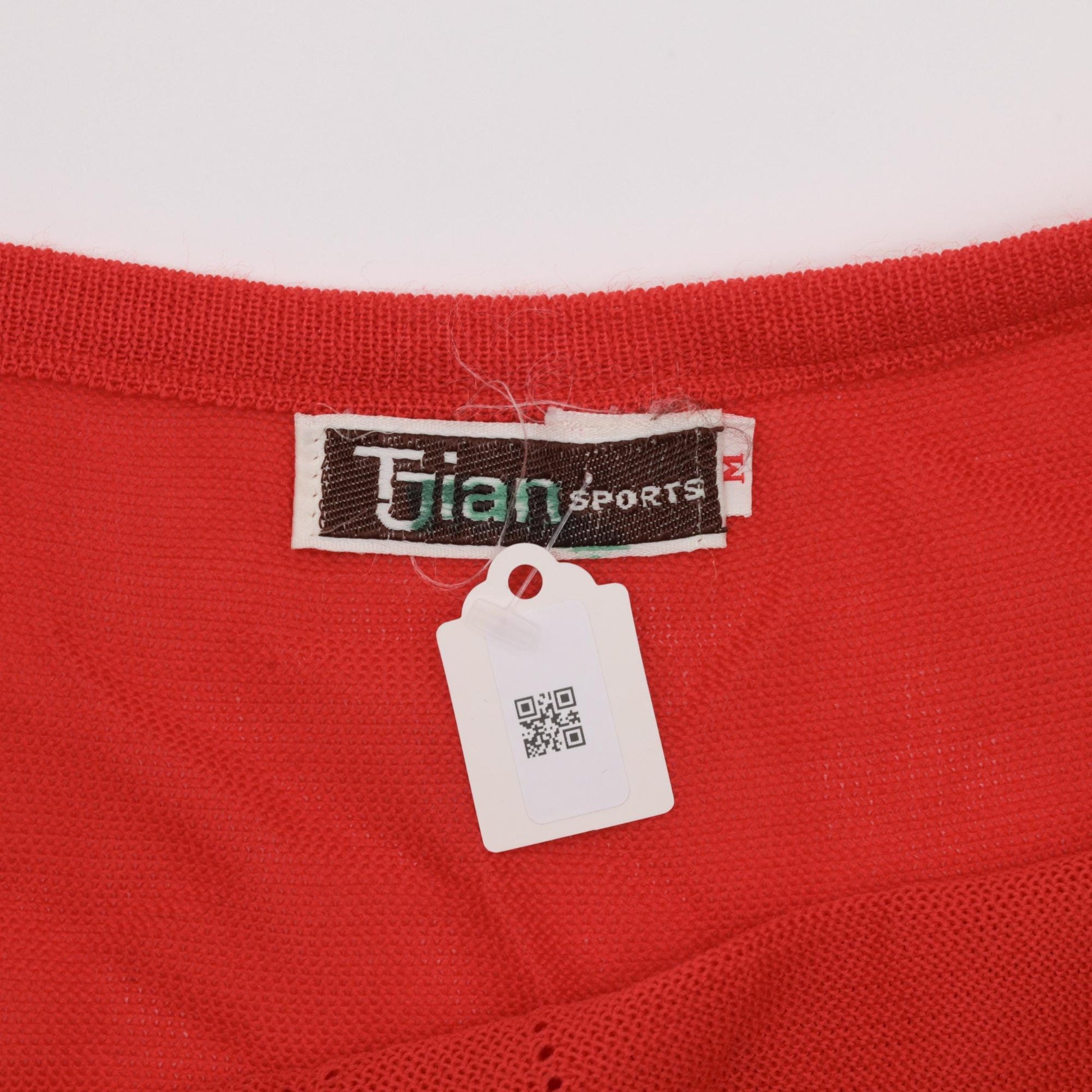 Y2K Red Knit Tank Top Antique Car Cutout Spaghetti Straps Extra Small