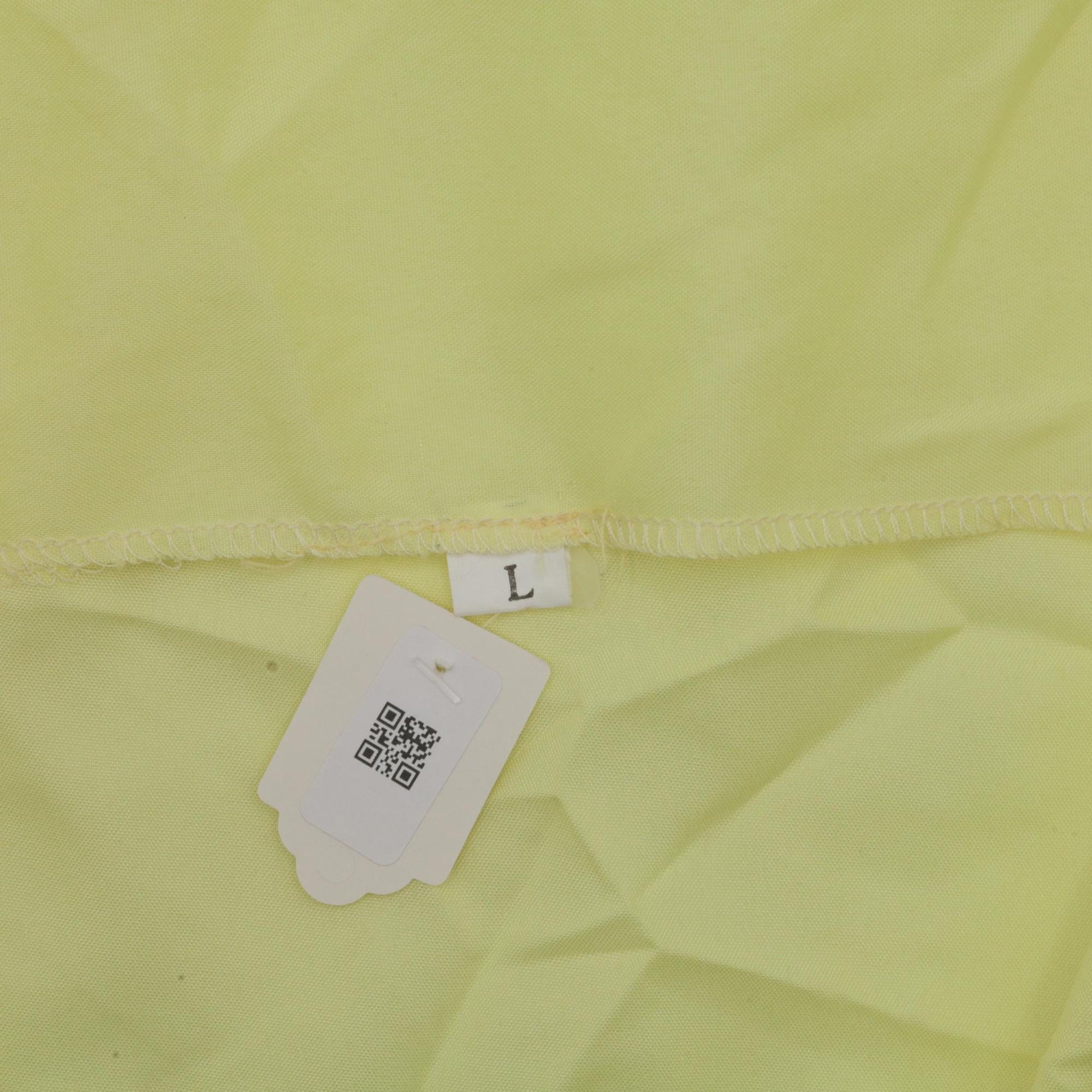 00s Yellow Babydoll Tank Top Spaghetti Strap Empire Waist Medium