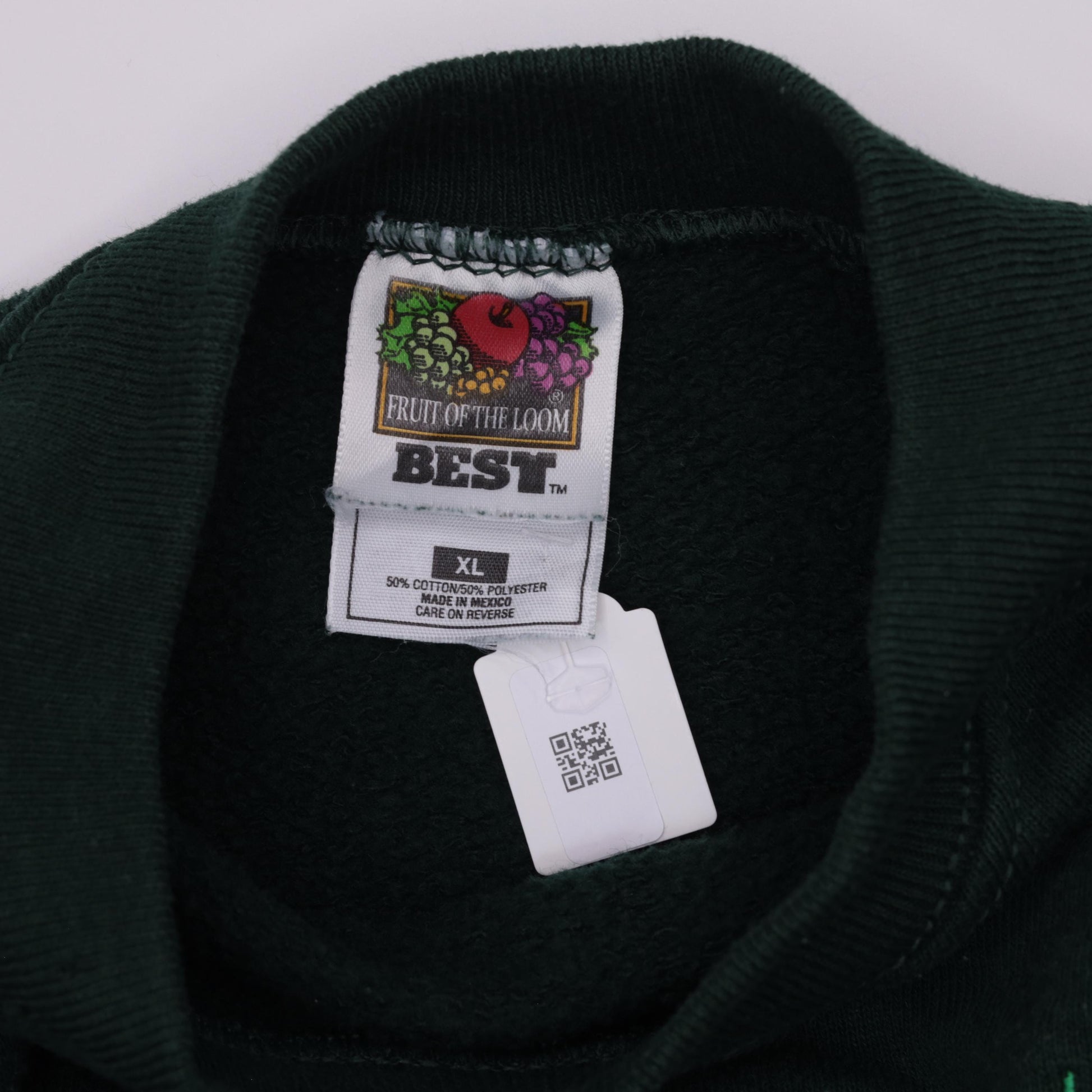 90s Nassau Bahamas Sweatshirt Dark Green Embroidered Fish Crewneck Extra Large XL