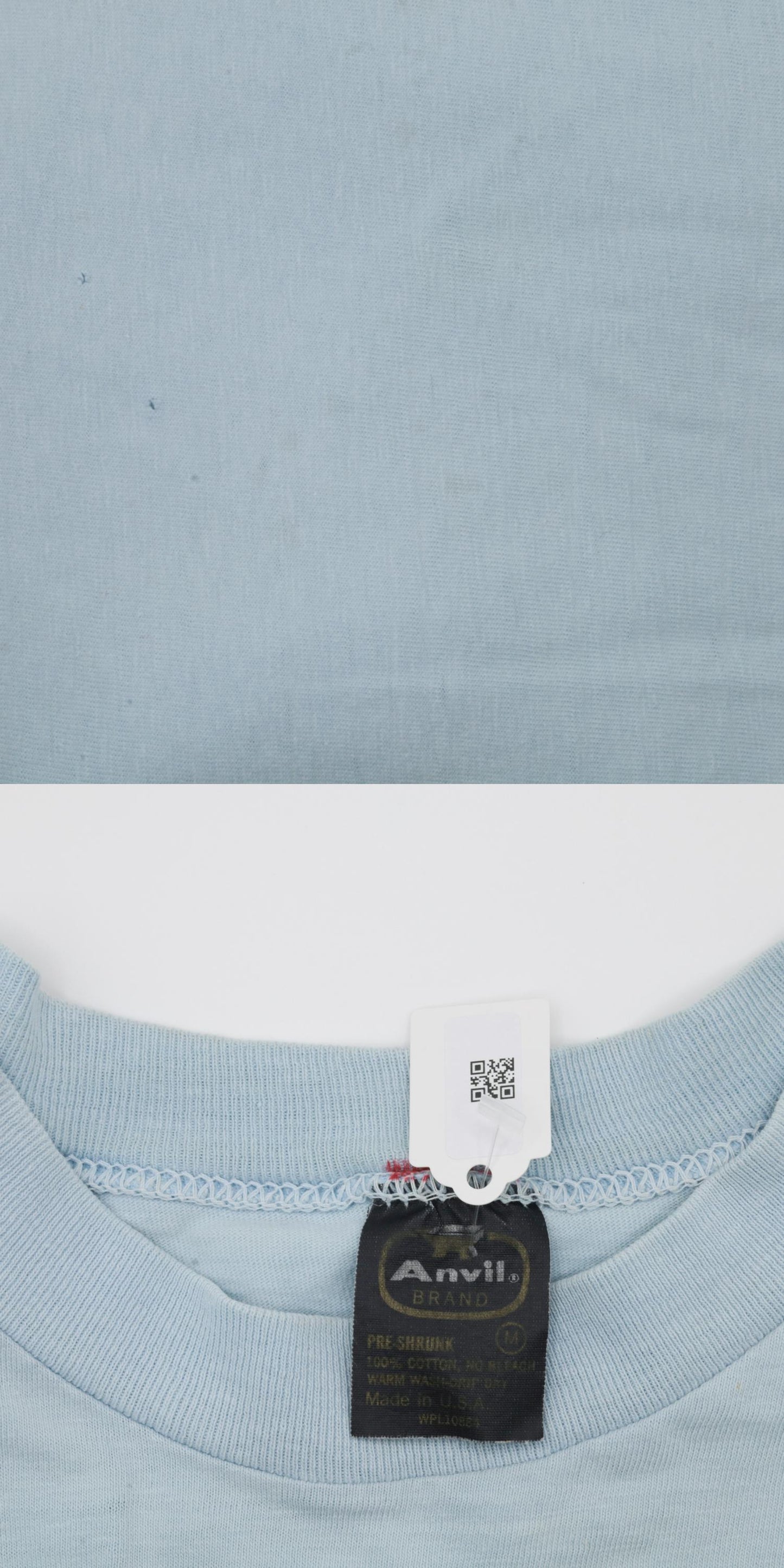 80s Steamboat Colorado Graphic T-Shirt Baby Blue Single Stitch Small