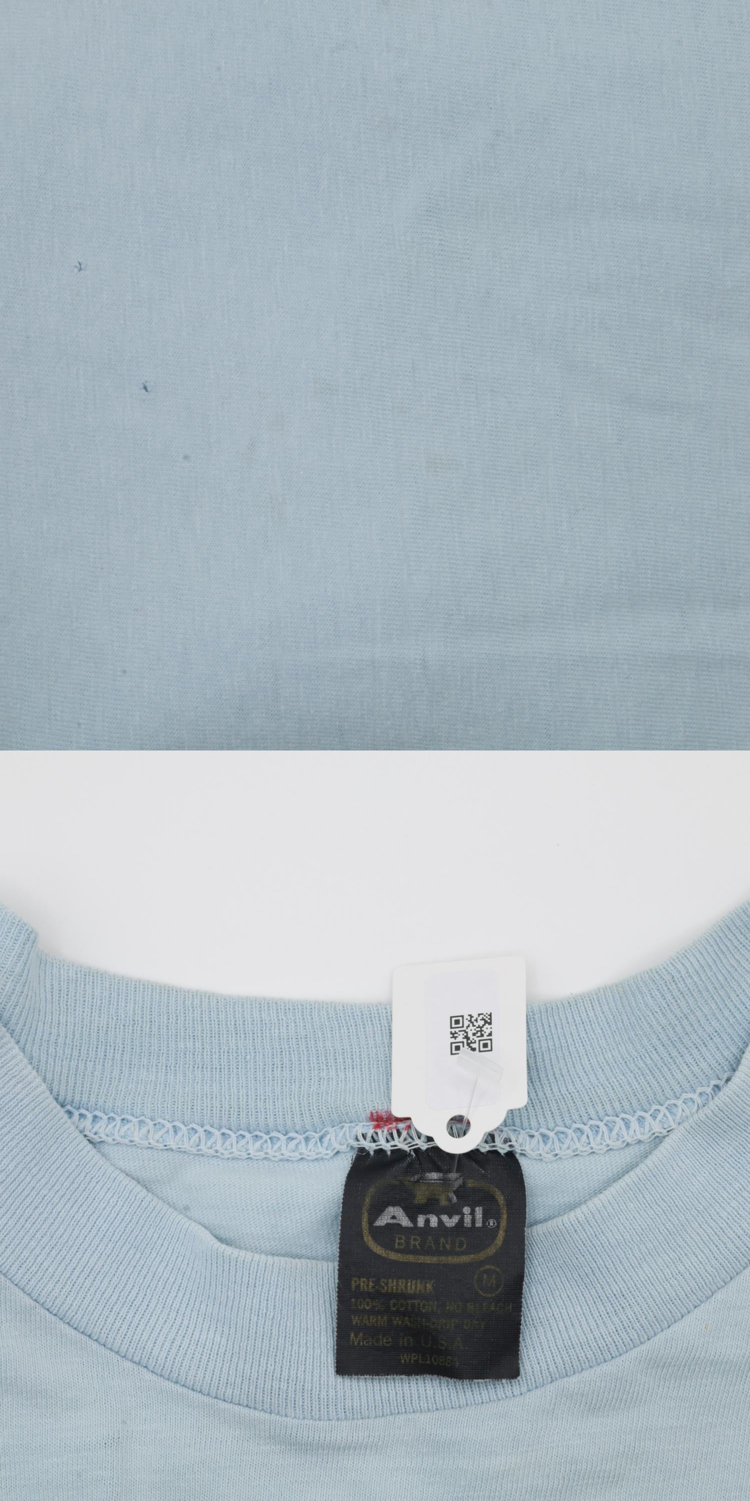 80s Steamboat Colorado Graphic T-Shirt Baby Blue Single Stitch Small