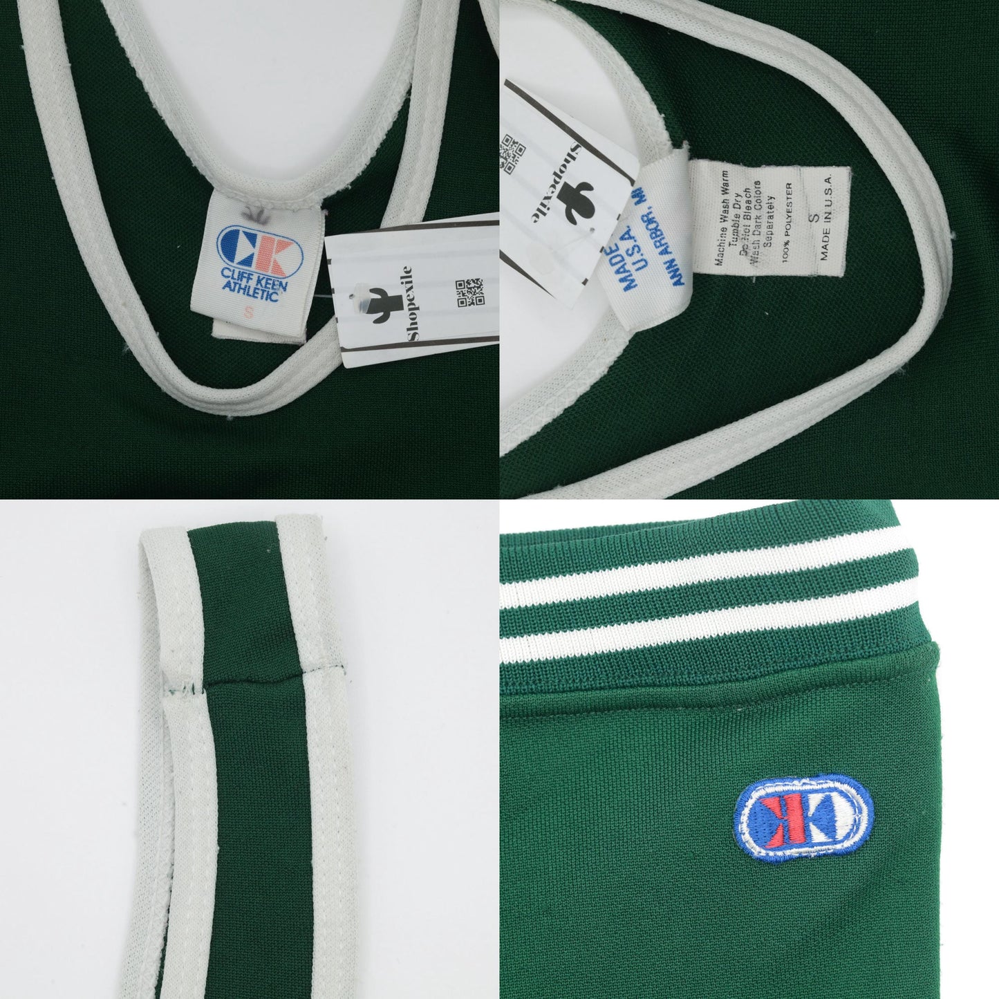 90s Cliff Keen Wrestling Singlet Green River View Eagles Tank Small