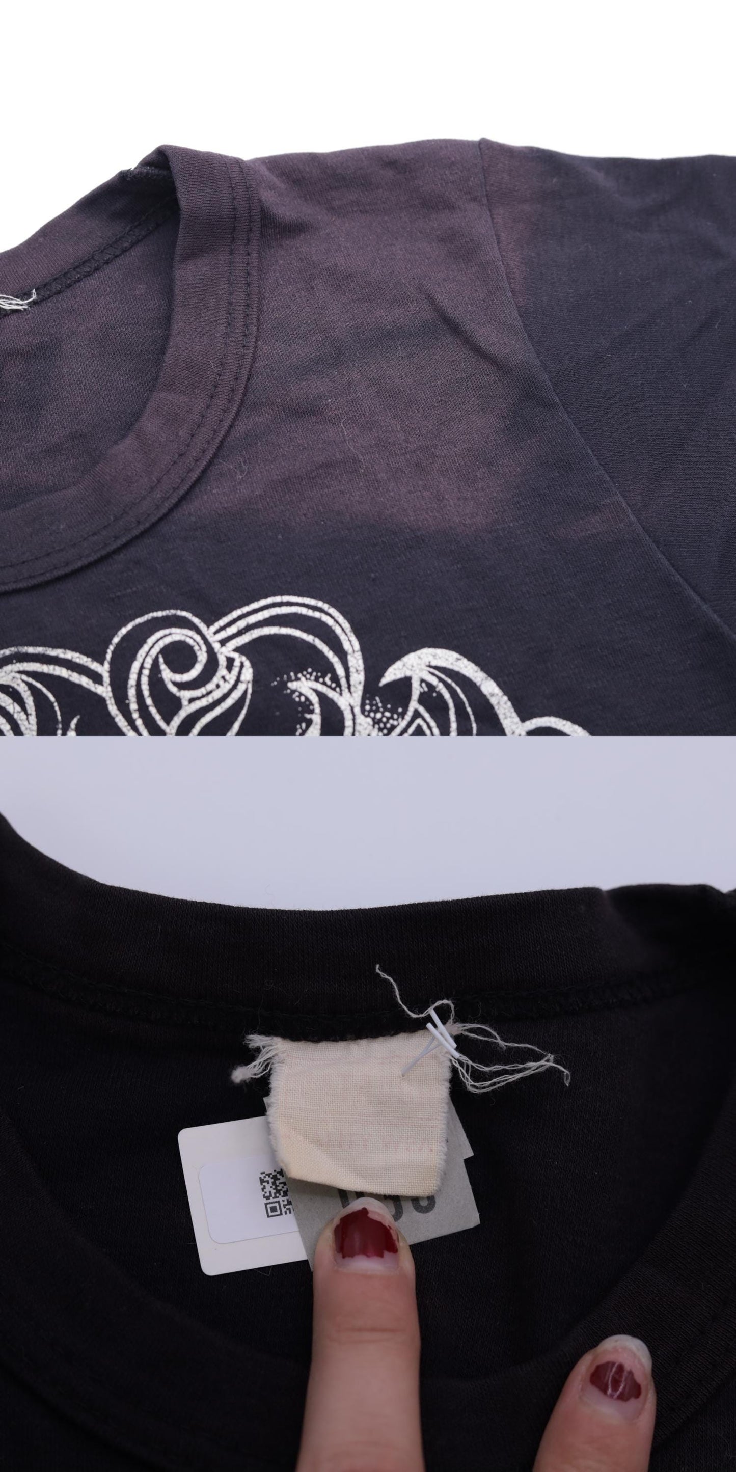 80s Barbados Island in the Sun Graphic T-Shirt Black Small