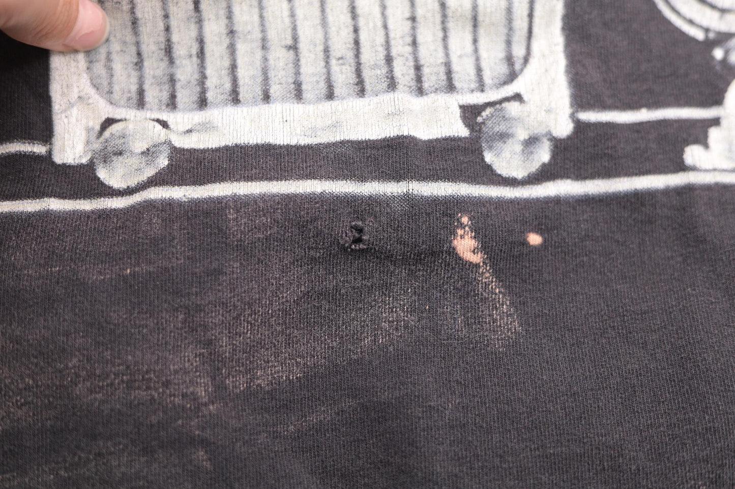 90s Mack Truck Graphic T-Shirt Distressed Black Cotton Tee Extra Large XL