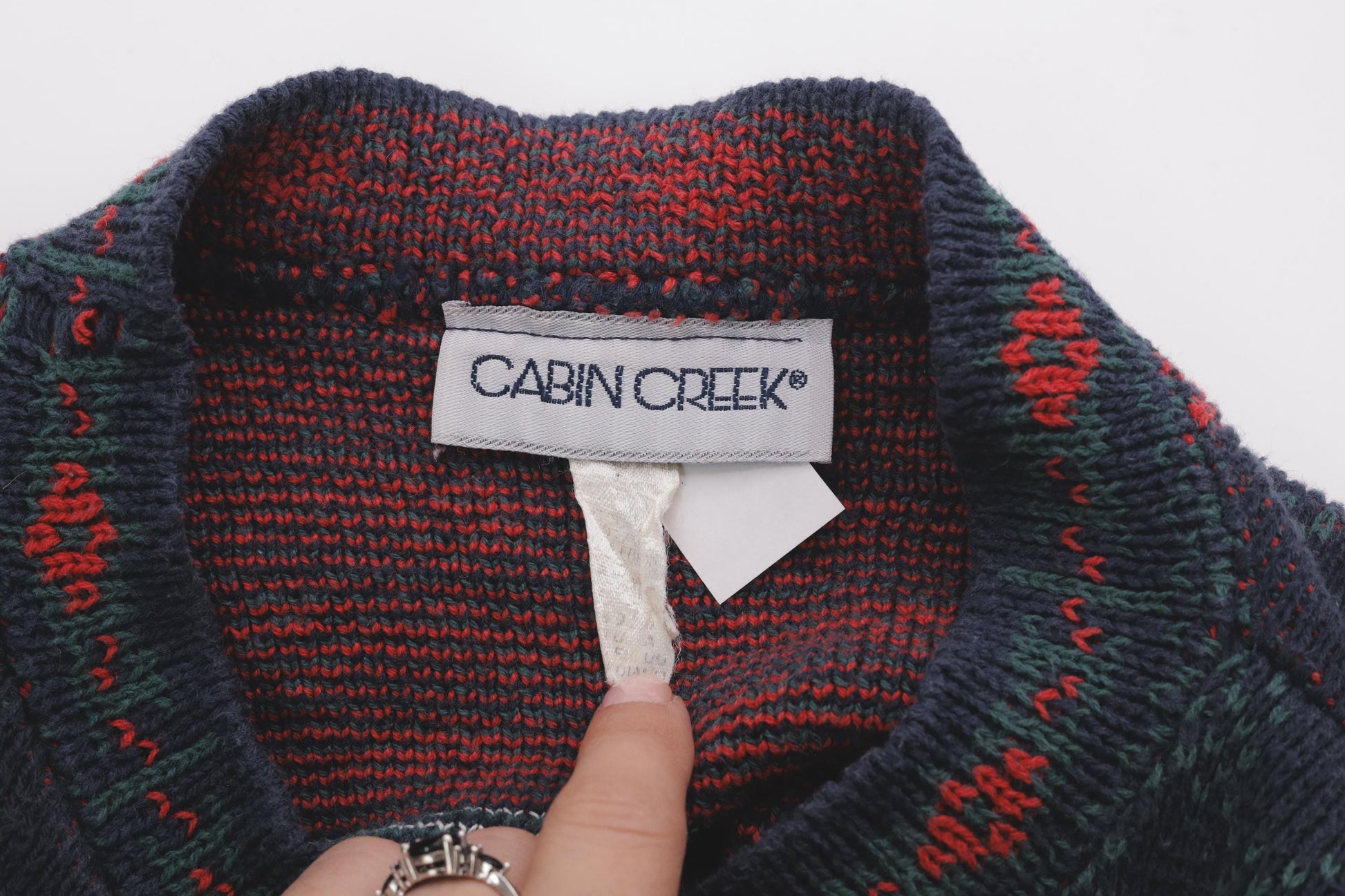 90s Cabin Creek Patchwork Cardigan Checkered Heart Print Button Up Medium
