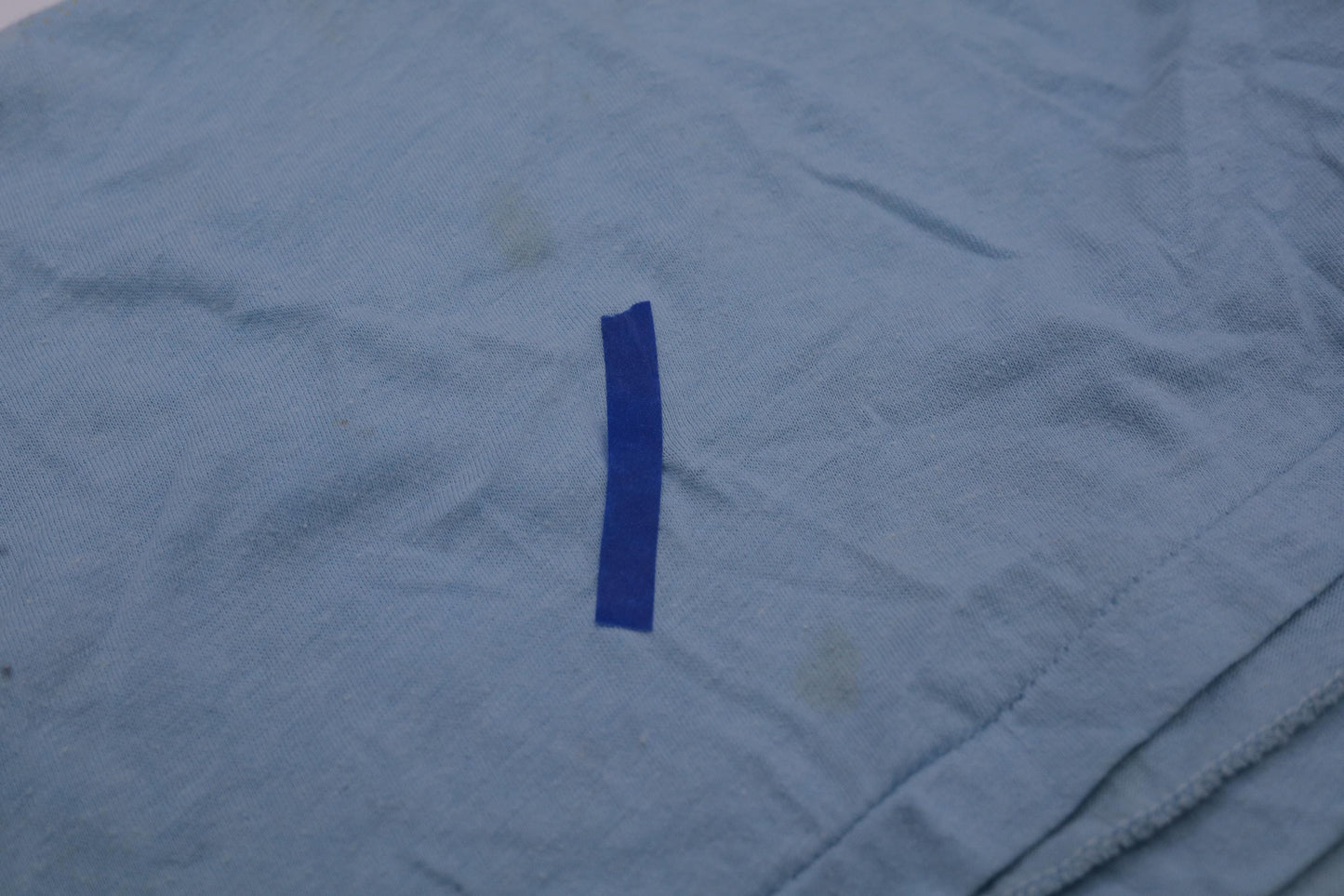 80s Guantanamo Bay Cuba Windmill Beach Graphic T-Shirt Baby Blue Small