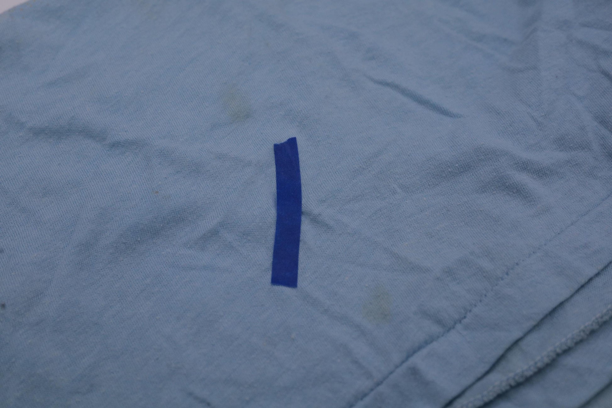 80s Guantanamo Bay Cuba Windmill Beach Graphic T-Shirt Baby Blue Small