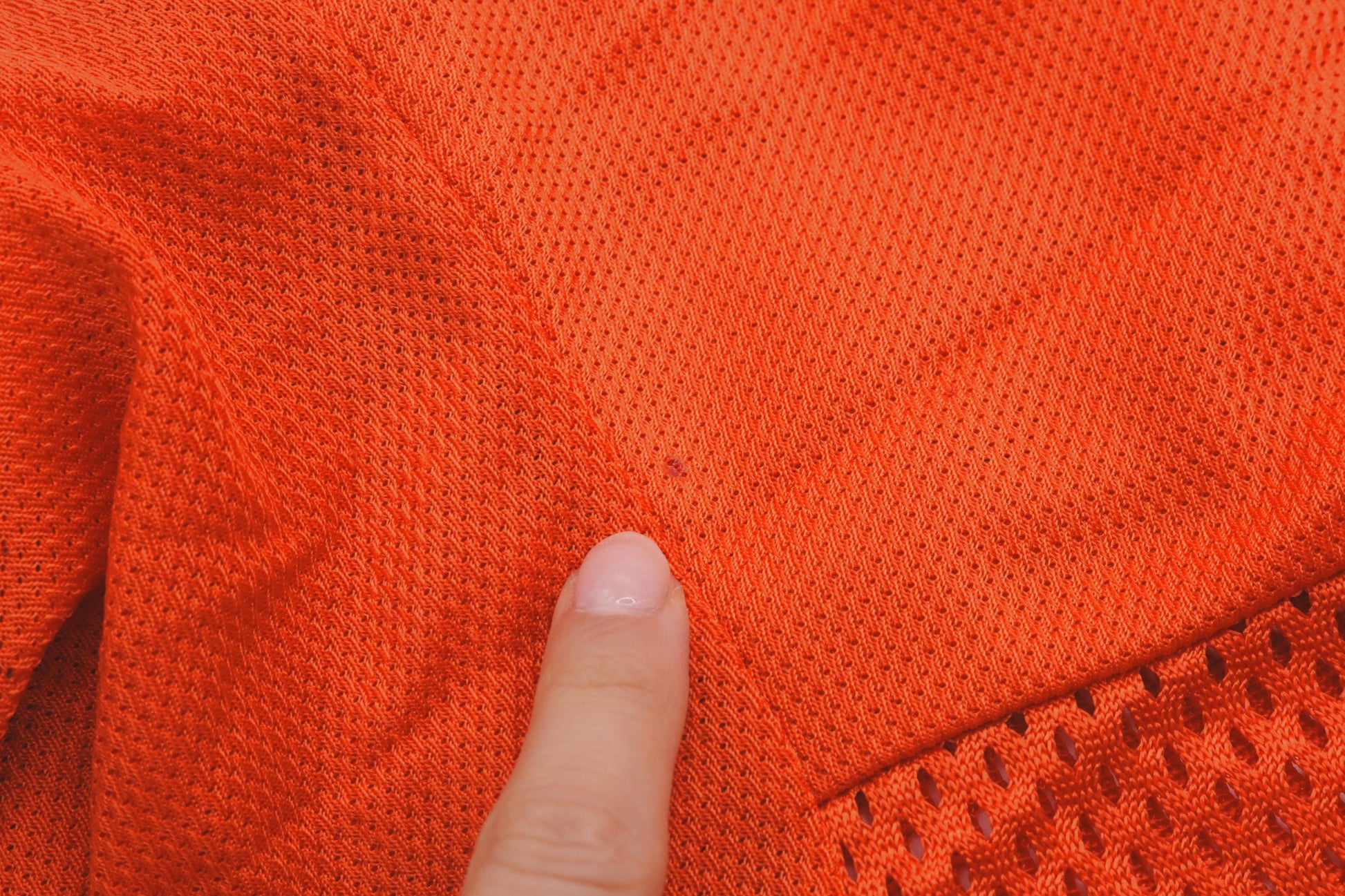 80s Don Alleson Athletic Football Jersey Orange Mesh V-Neck Large