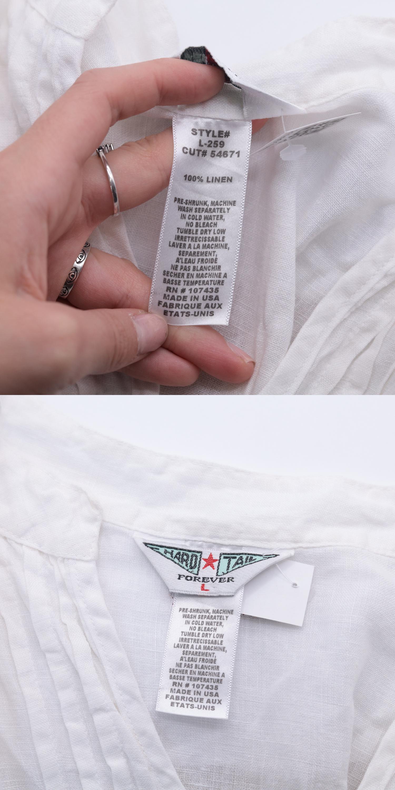 Y2K White Linen Midi Dress Pintuck Pleated Cap Sleeve Shift Large L
