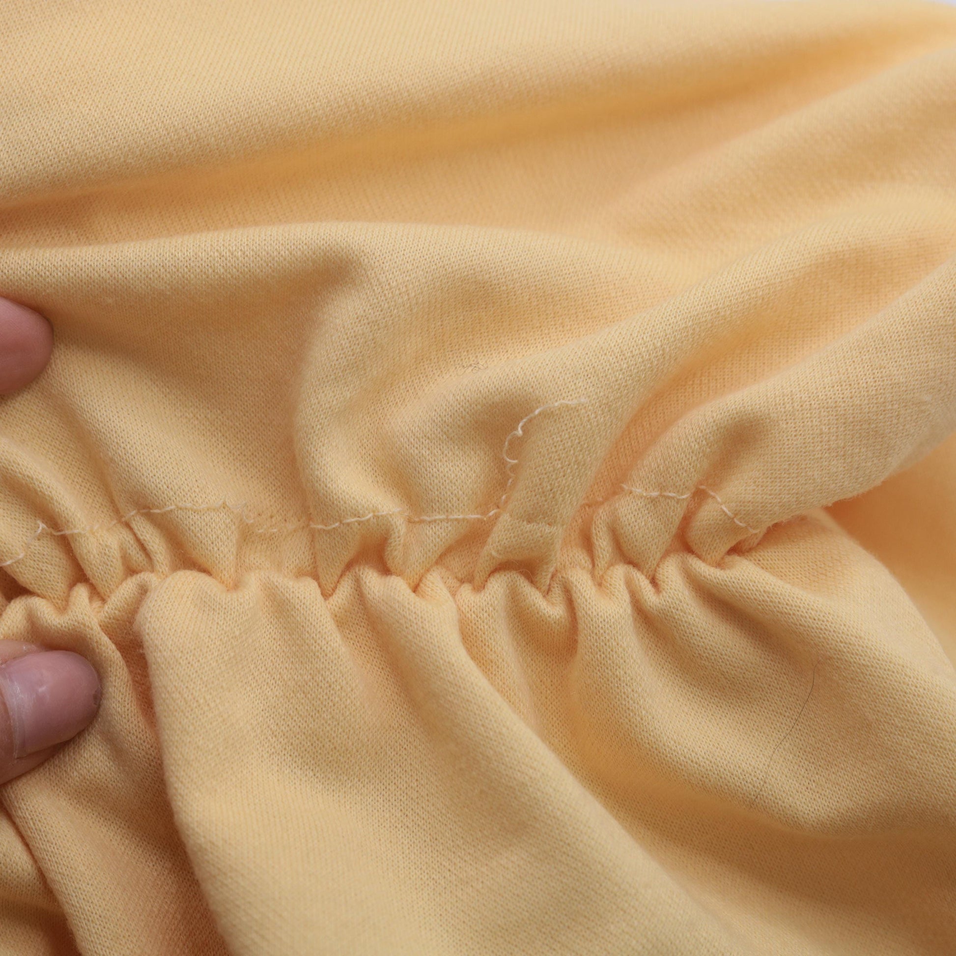 80s Yellow Midi Dress V Neck High Waist 3/4 Sleeve Small Medium