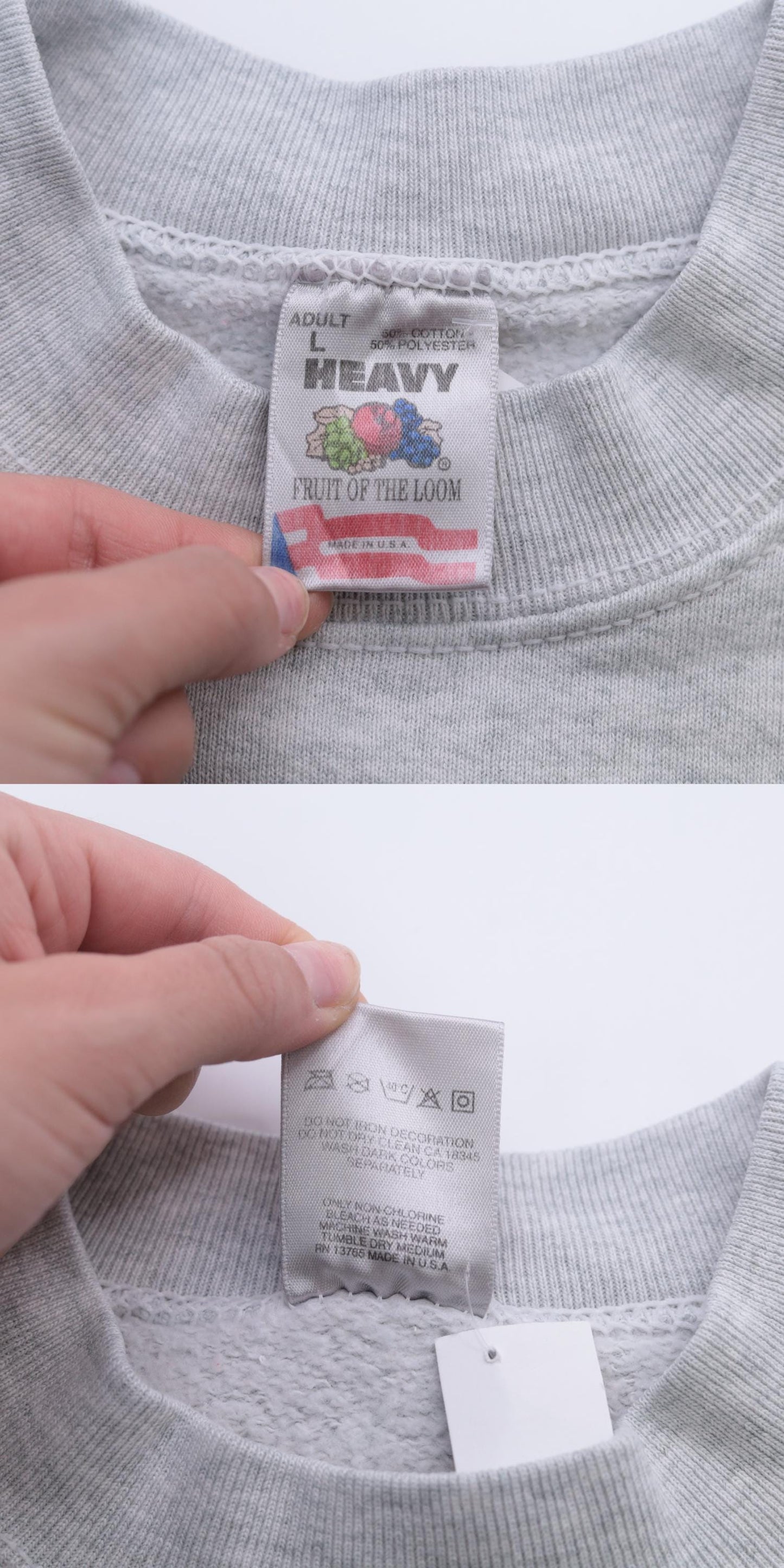 90s Hot Air Balloon Festival New Jersey Sweatshirt Grey Fruit of the Loom Large