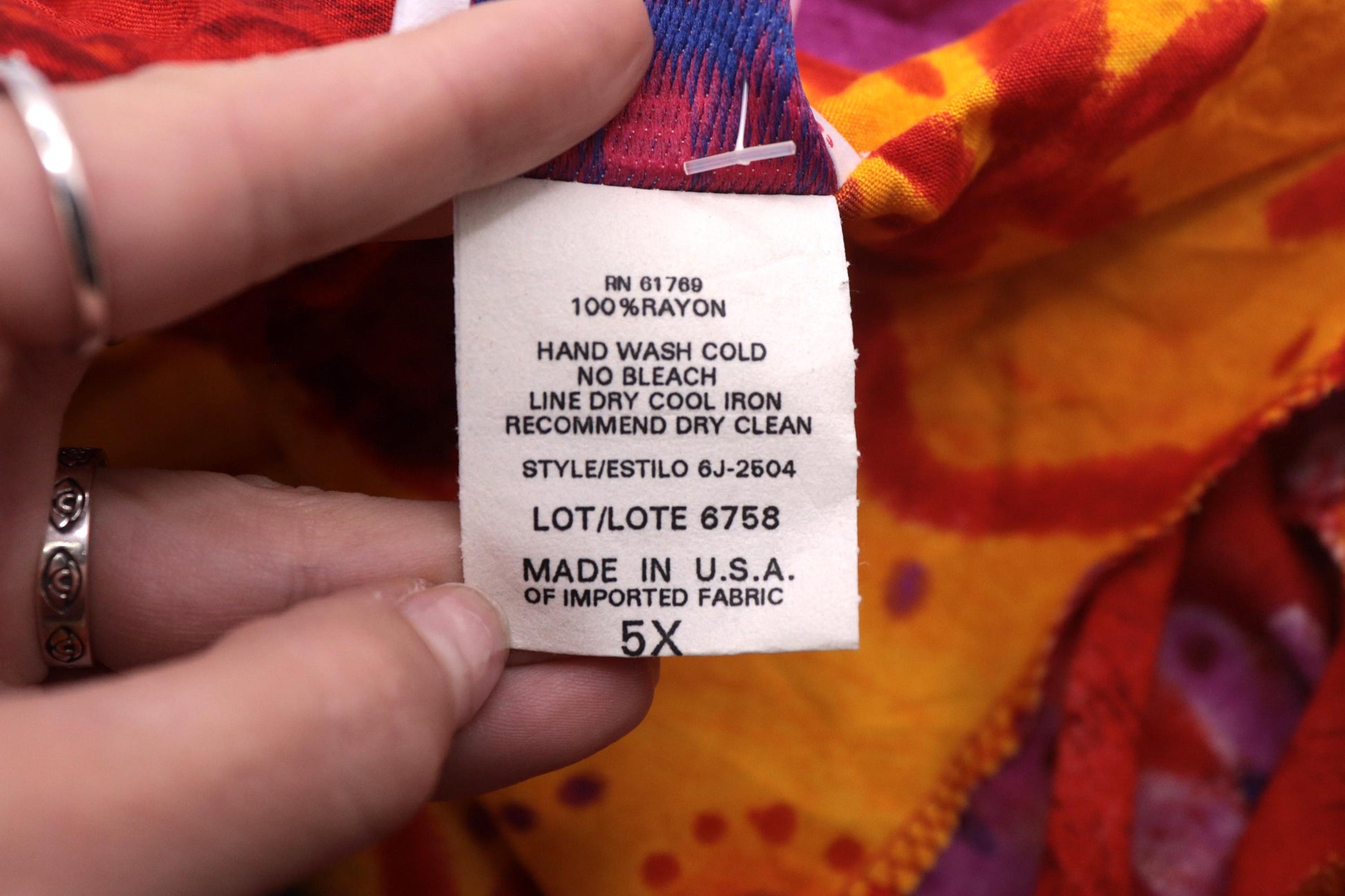 90s C.S.T. Studio Patchwork Paisley Floral Button-Up Tunic Plus Size Red Yellow XXL
