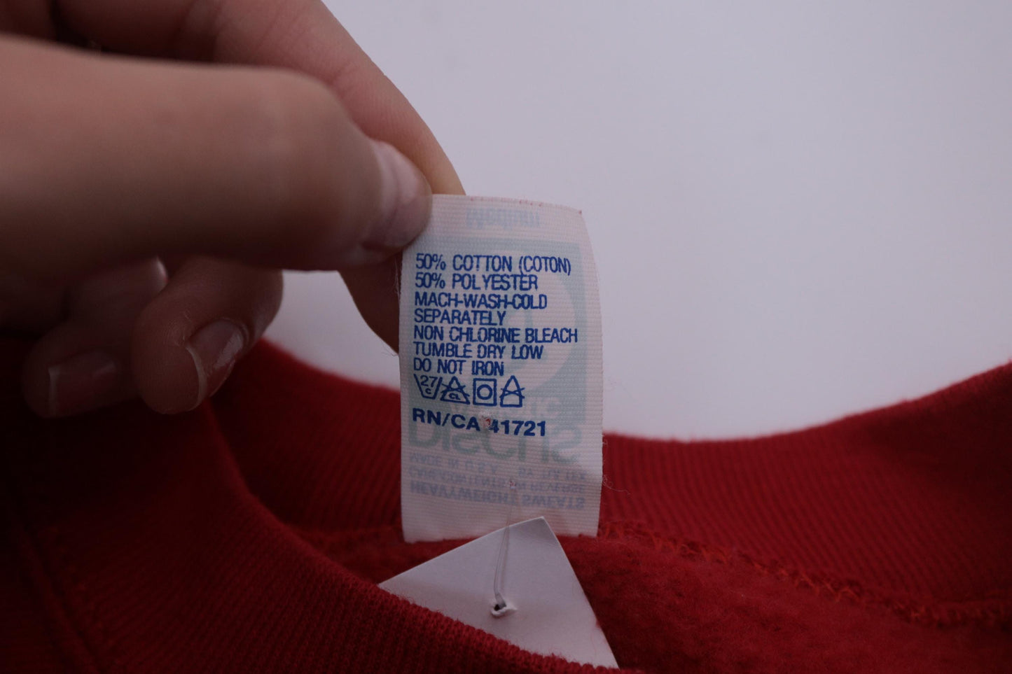 90s Riviera Yacht Club Sailboat Sweatshirt Red Raglan Crewneck Medium