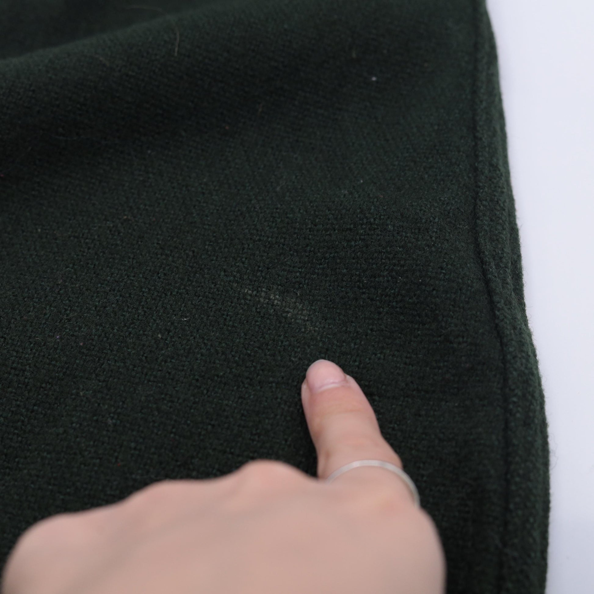 90s Woolrich Wool Shirt Jacket Forest Green Button Up Shacket Men's XXL