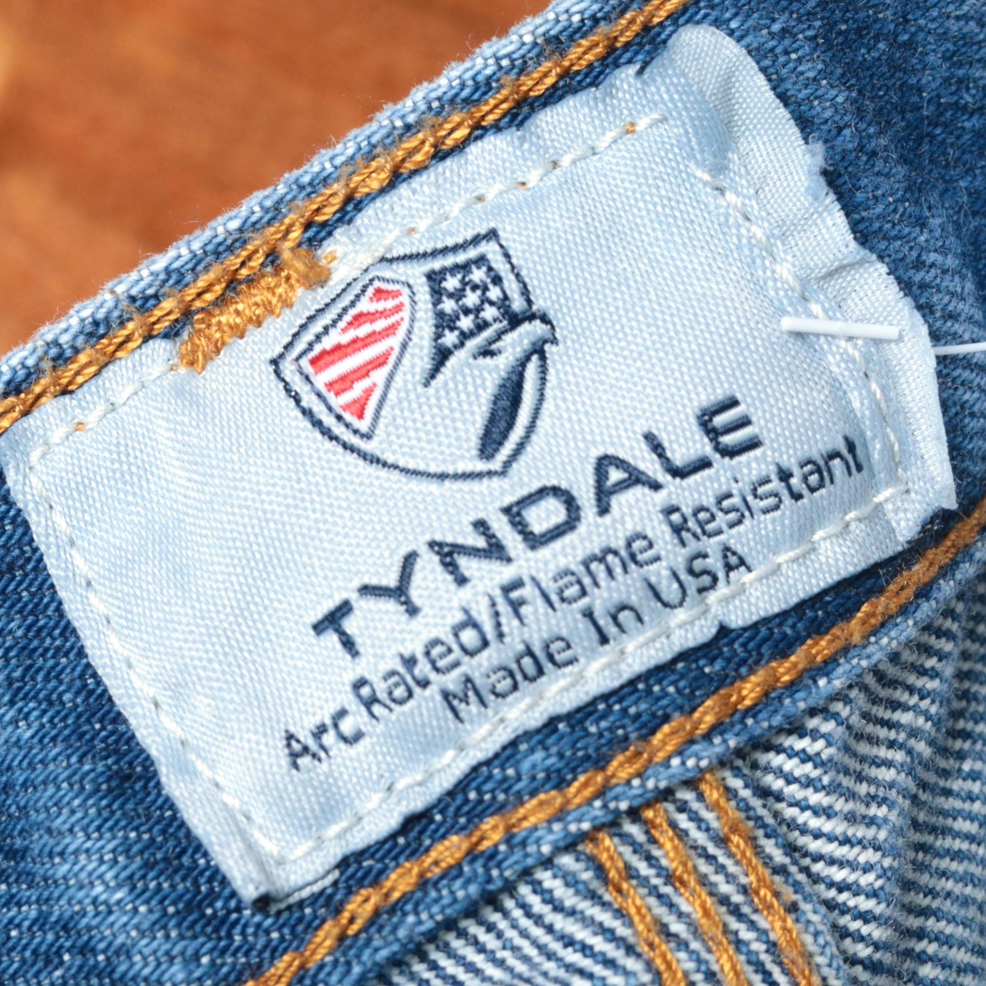 00s Tyndale Flame Resistant Work Jeans Blue Denim Straight Leg Medium