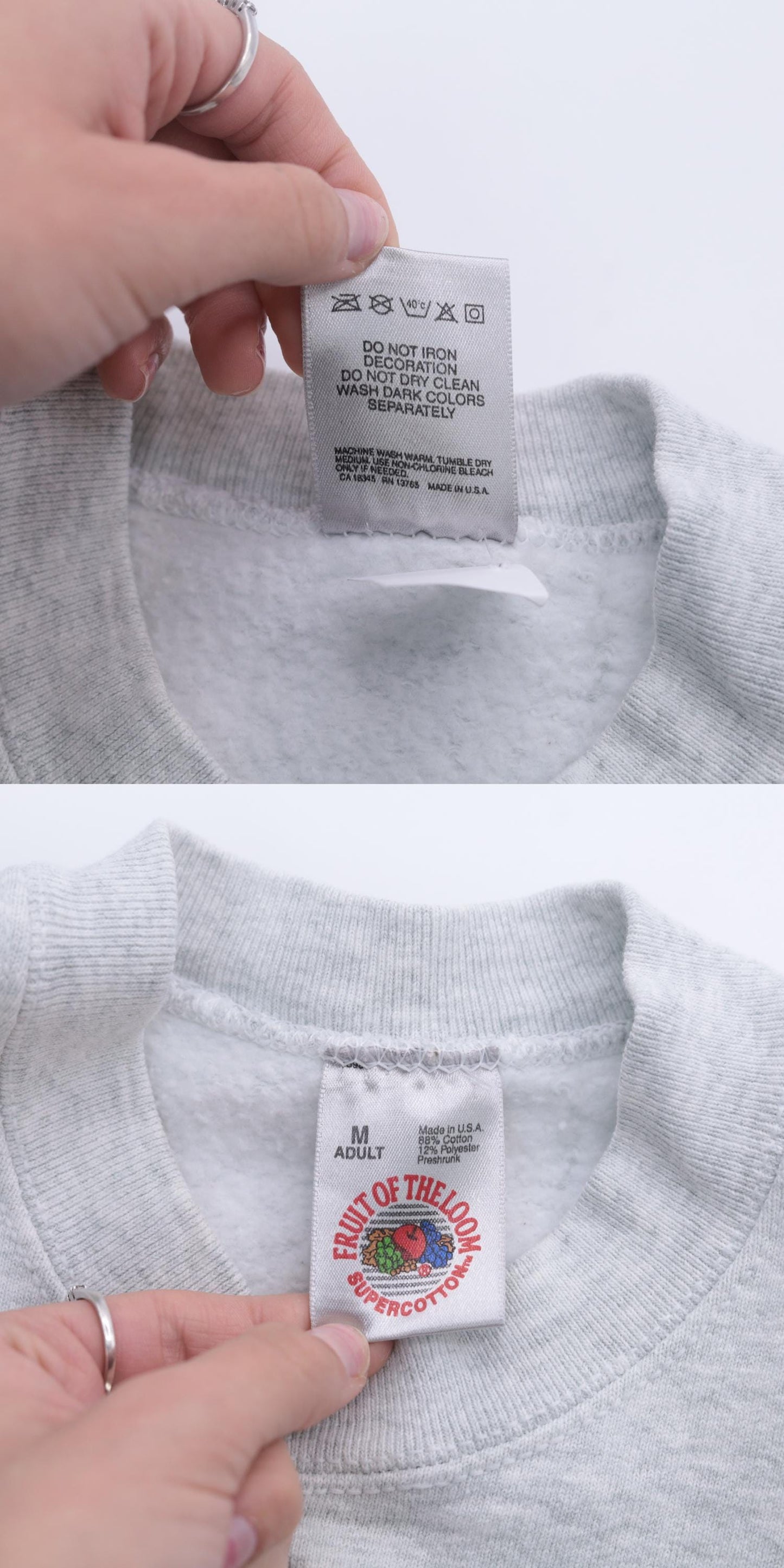 90s Skates on The Bay Berkeley Restaurant Embroidered Sweatshirt Grey Medium