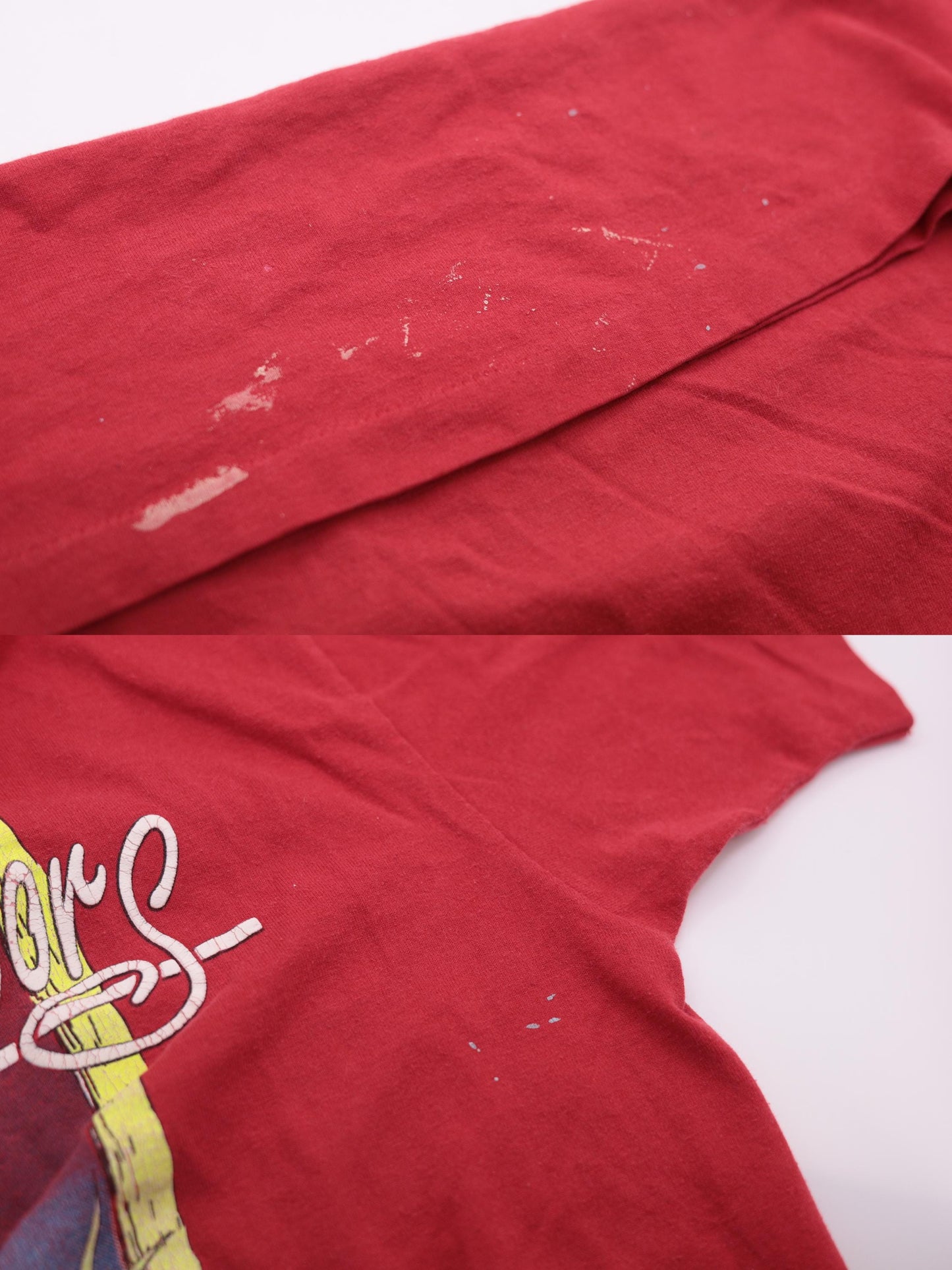 90s Mississippi Fishing Graphic T-Shirt Red Crewneck Large