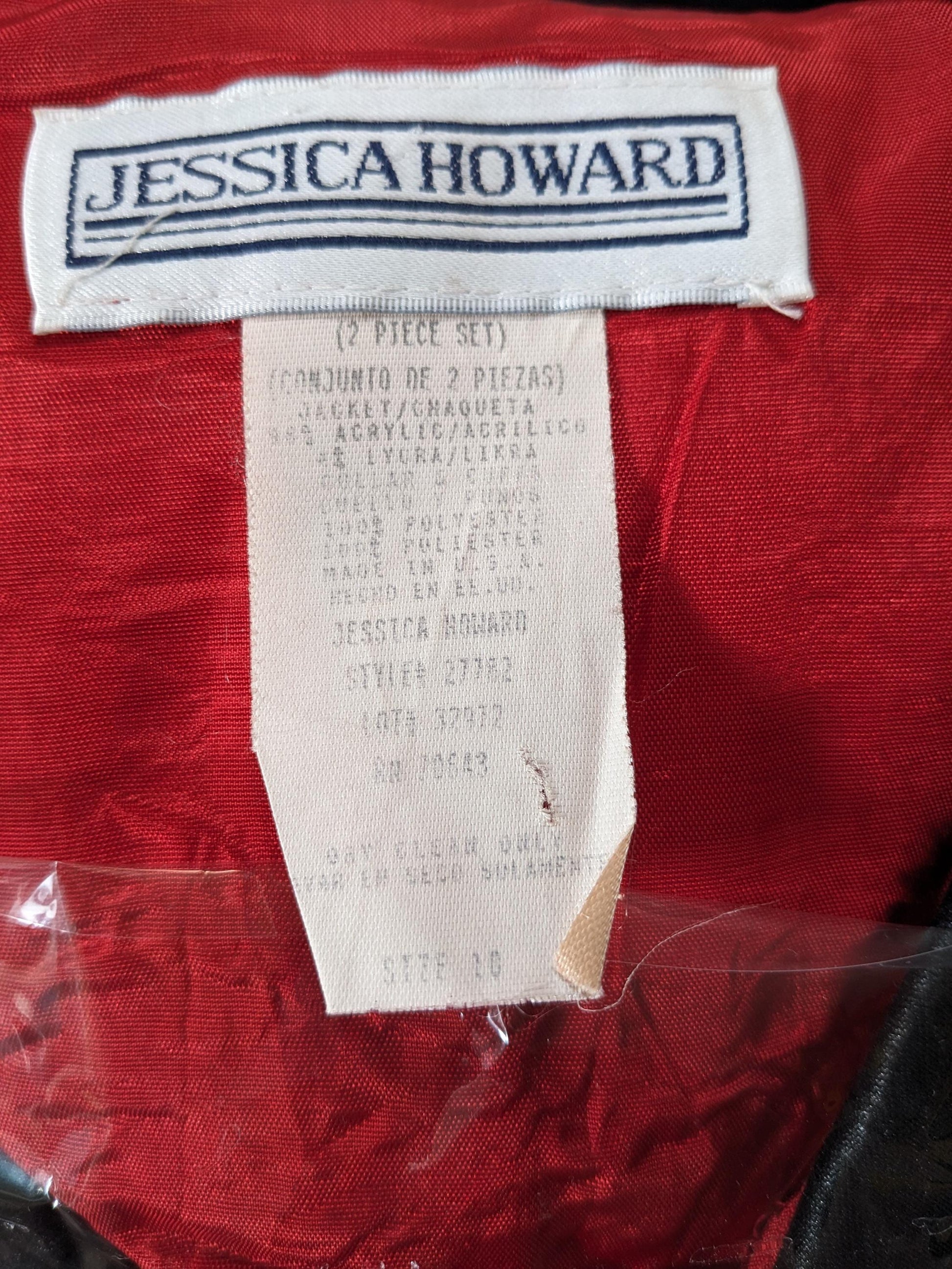 90s Red Blazer Jacket Faux Leather Collar Zip Front Medium