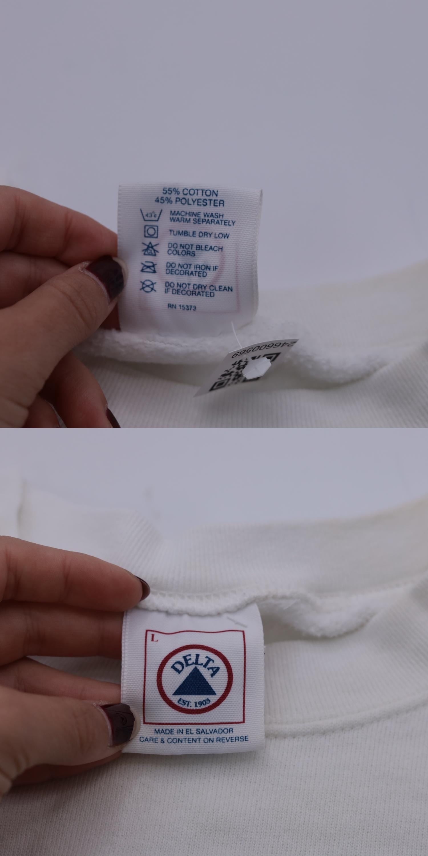 90s Christian Bible Sweatshirt When All Else Fails White Crewneck Large L