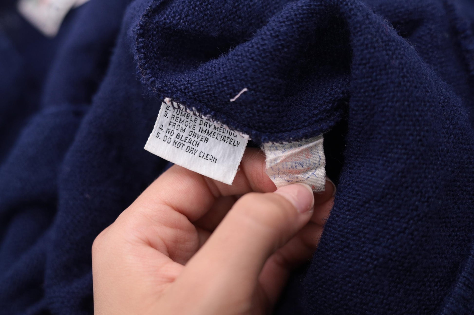 80s Izod Lacoste Navy Cardigan Sweater Crocodile Knit Medium M