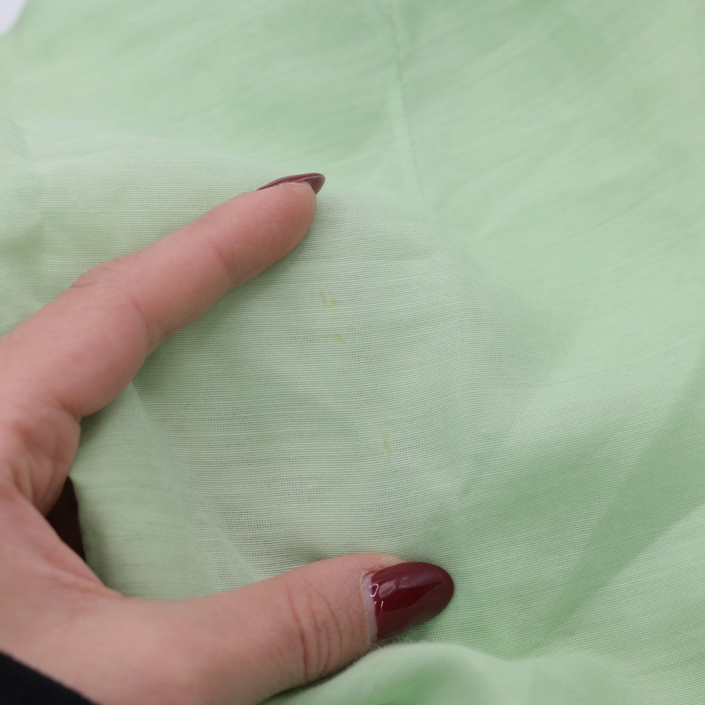 60s Two-Tone Green Bow Neckline Sleeveless Dress Knee Length Small