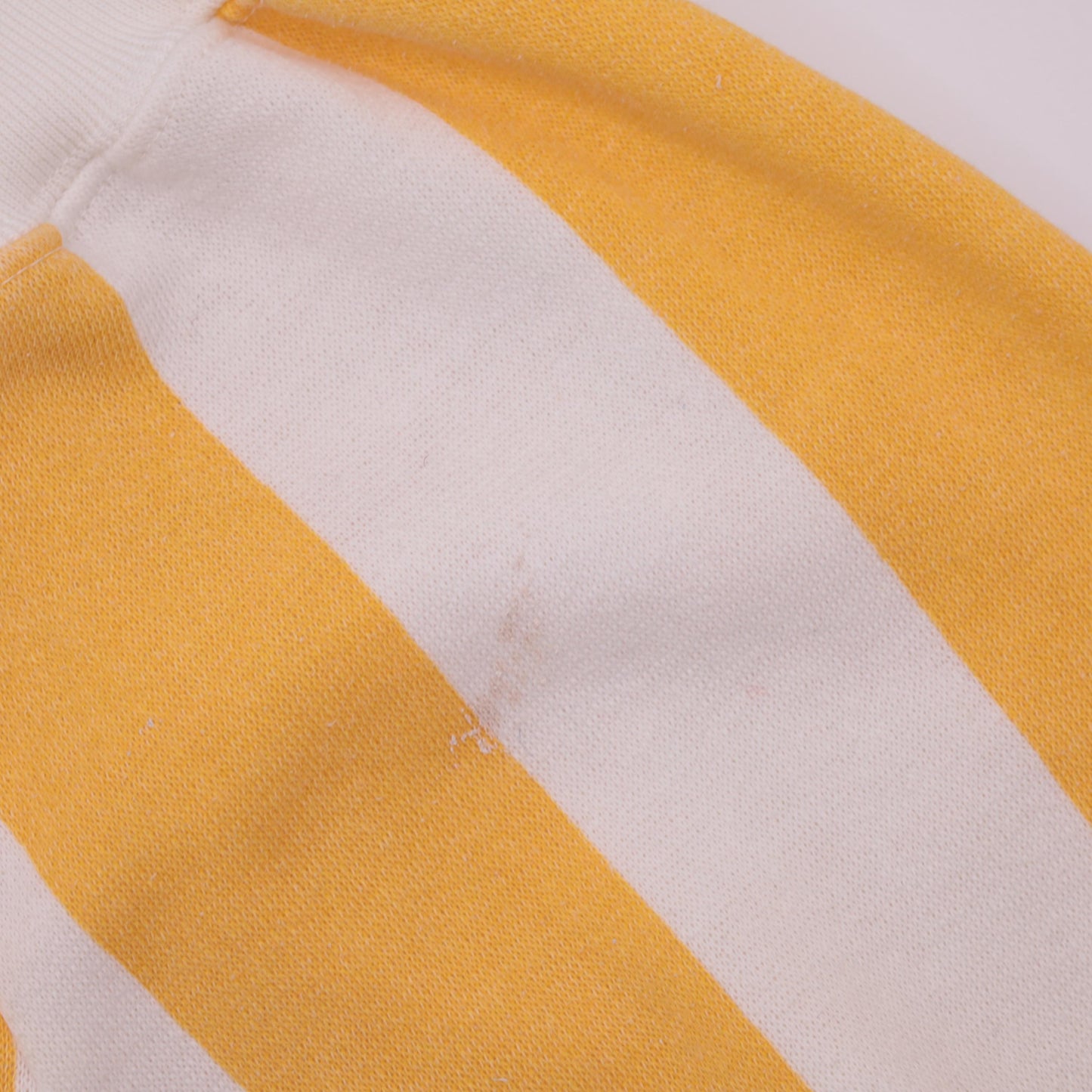90s Sam Houston State Sweatshirt Yellow White Striped Crewneck Large L
