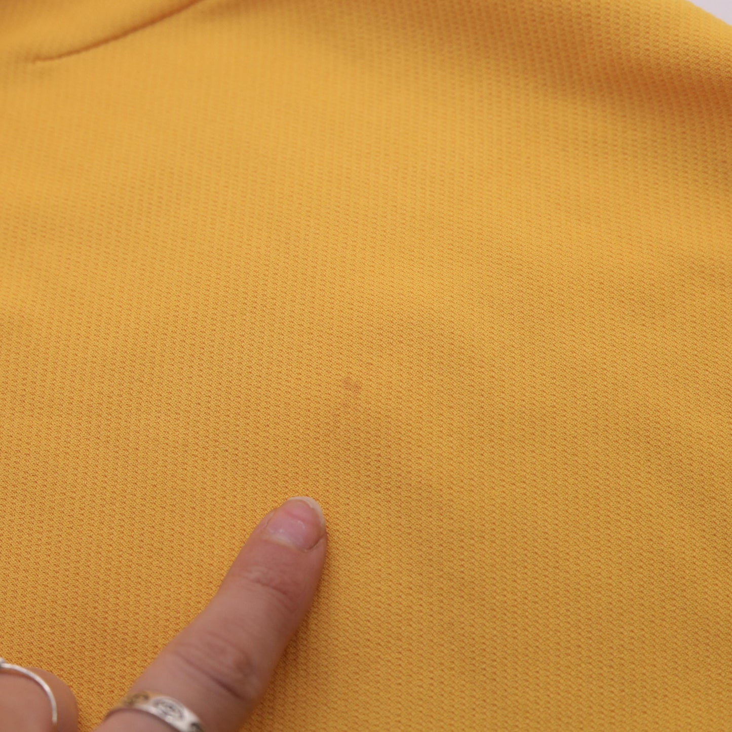 70s Yellow Mod Shift Dress Front Zip Wide Sleeve Mandarin Collar Mini Small