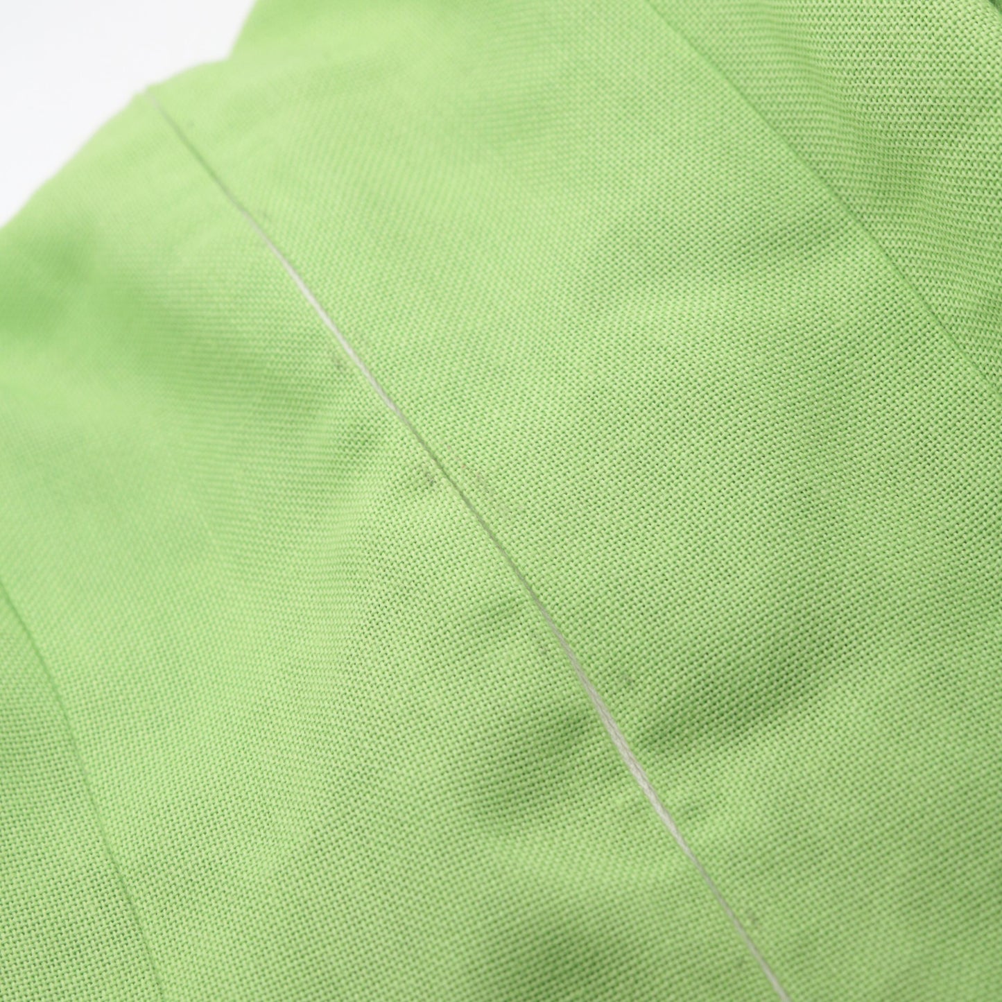 60s Lime Green Shift Dress Sleeveless Mini Princess Seam Medium M