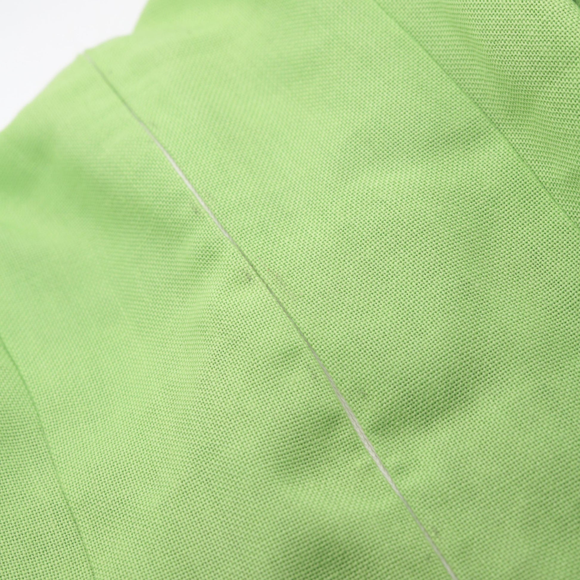 60s Lime Green Shift Dress Sleeveless Mini Princess Seam Medium M