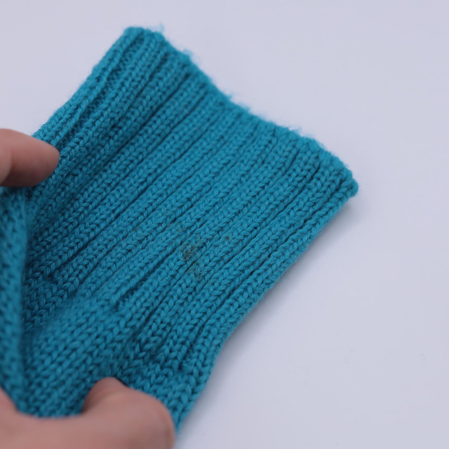 80s Demetre Wool Nordic Fair Isle Ski Sweater Turquoise Small