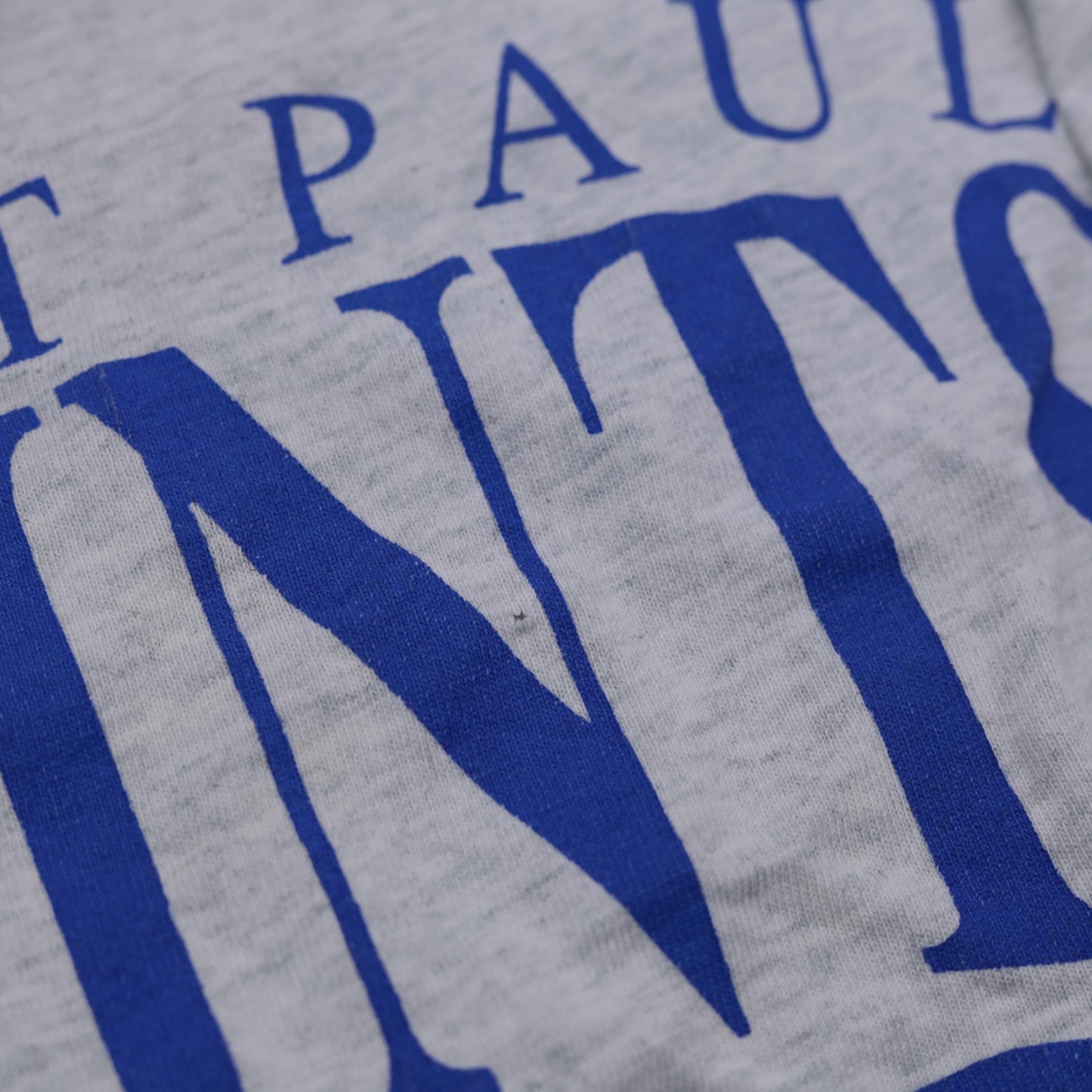 90s Saint Paul Saints Baseball Graphic T-Shirt Grey Fruit of the Loom Extra Large