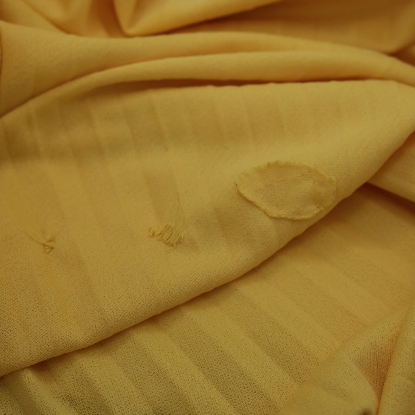 70s Yellow Pleated Maxi Dress Sleeveless High Waist Small S