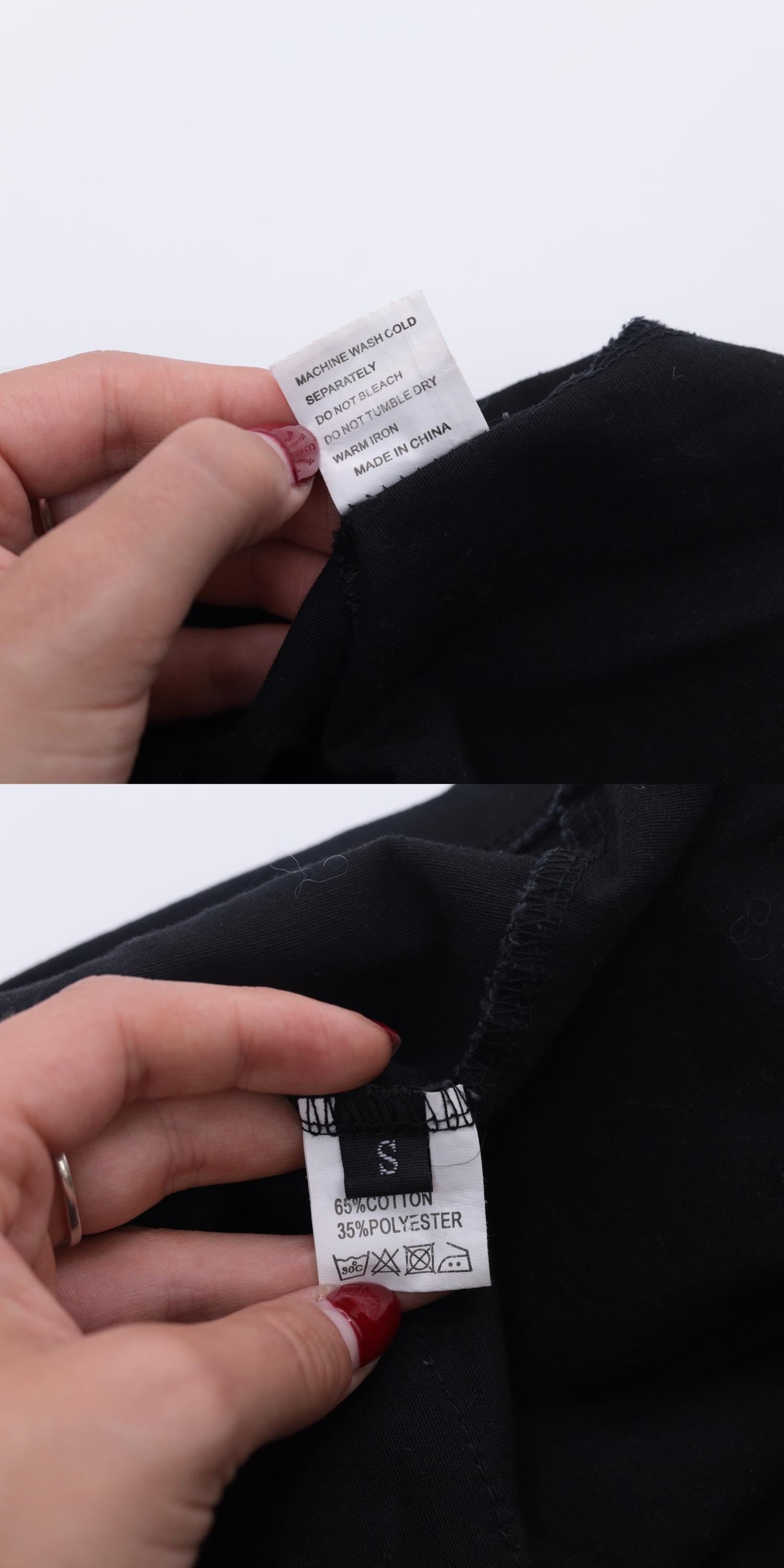 Y2K Black Utility Mini Skirt Bodycon Buckle Straps Small S