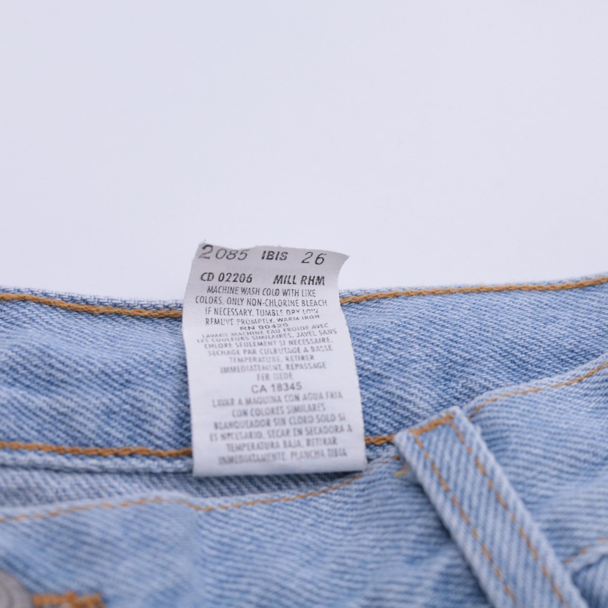 90s Gitano Mom Jeans Blue High Waisted Tapered Denim Medium